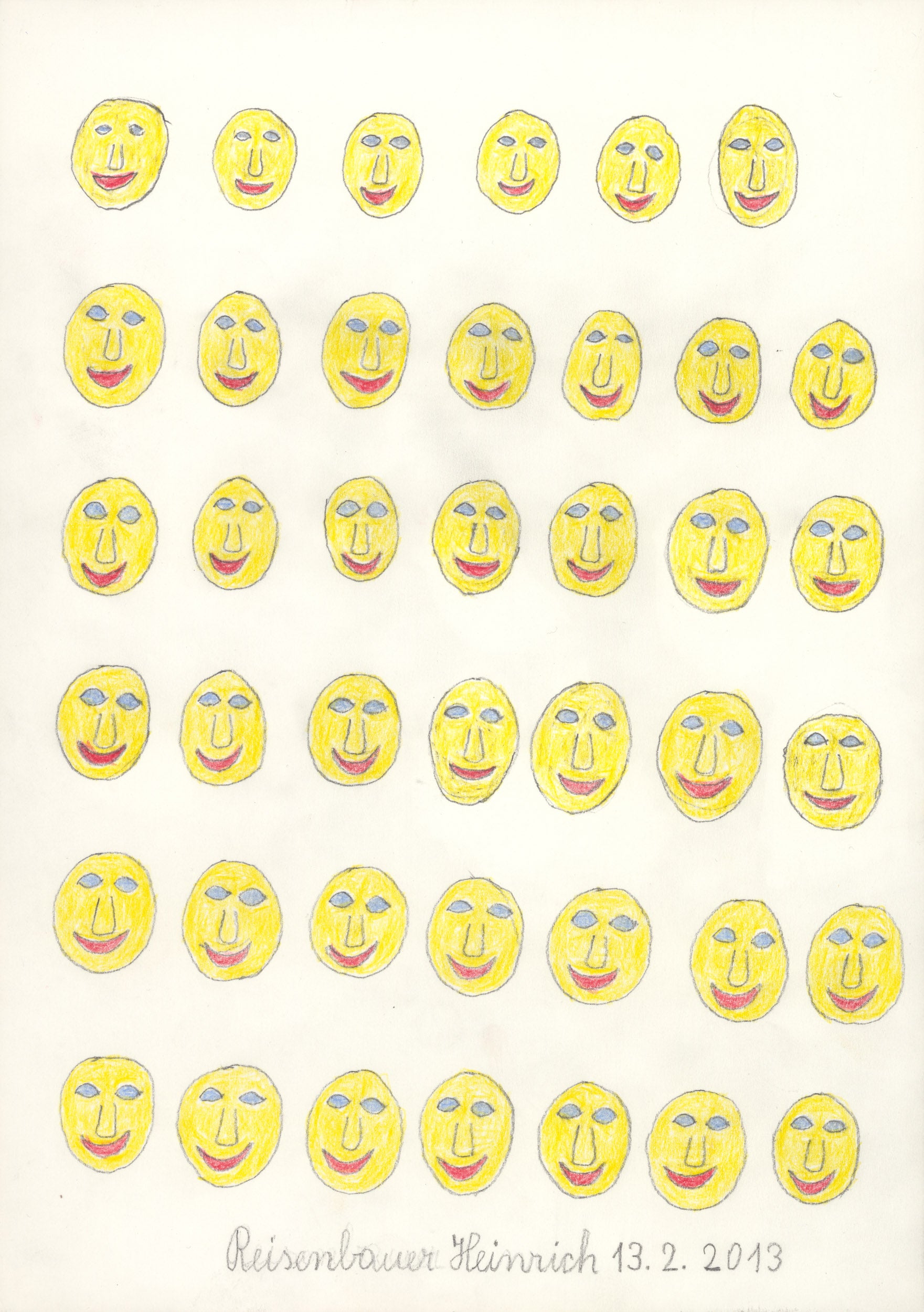 Faces by Heinrich Reisenbauer, 2013