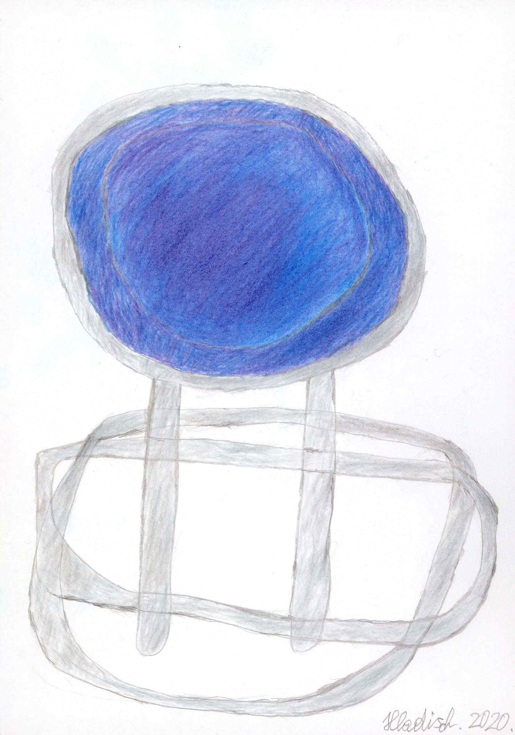 Stool by Helmut Hladisch, 2020