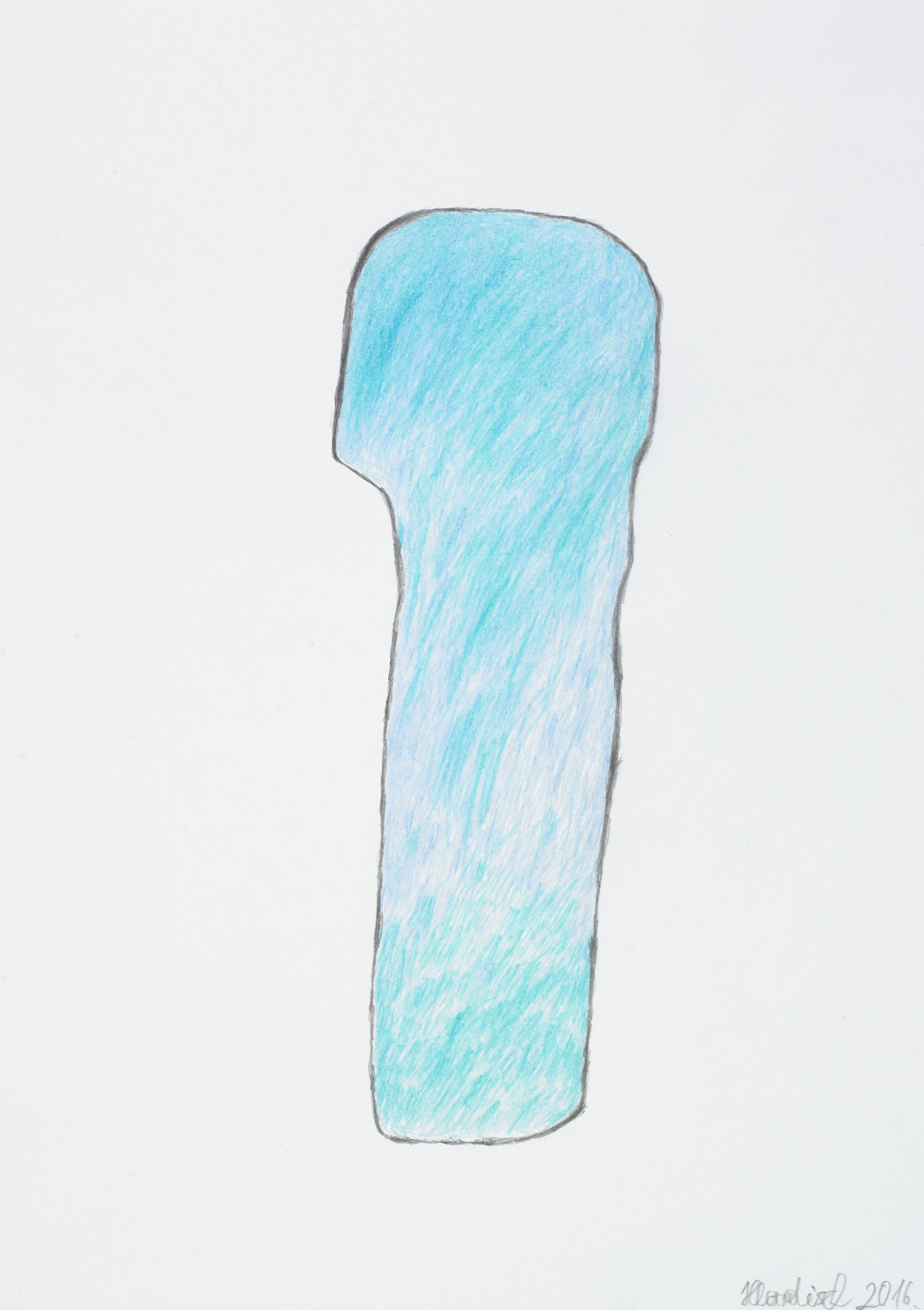 Champagne flute by Helmut Hladisch, 2016