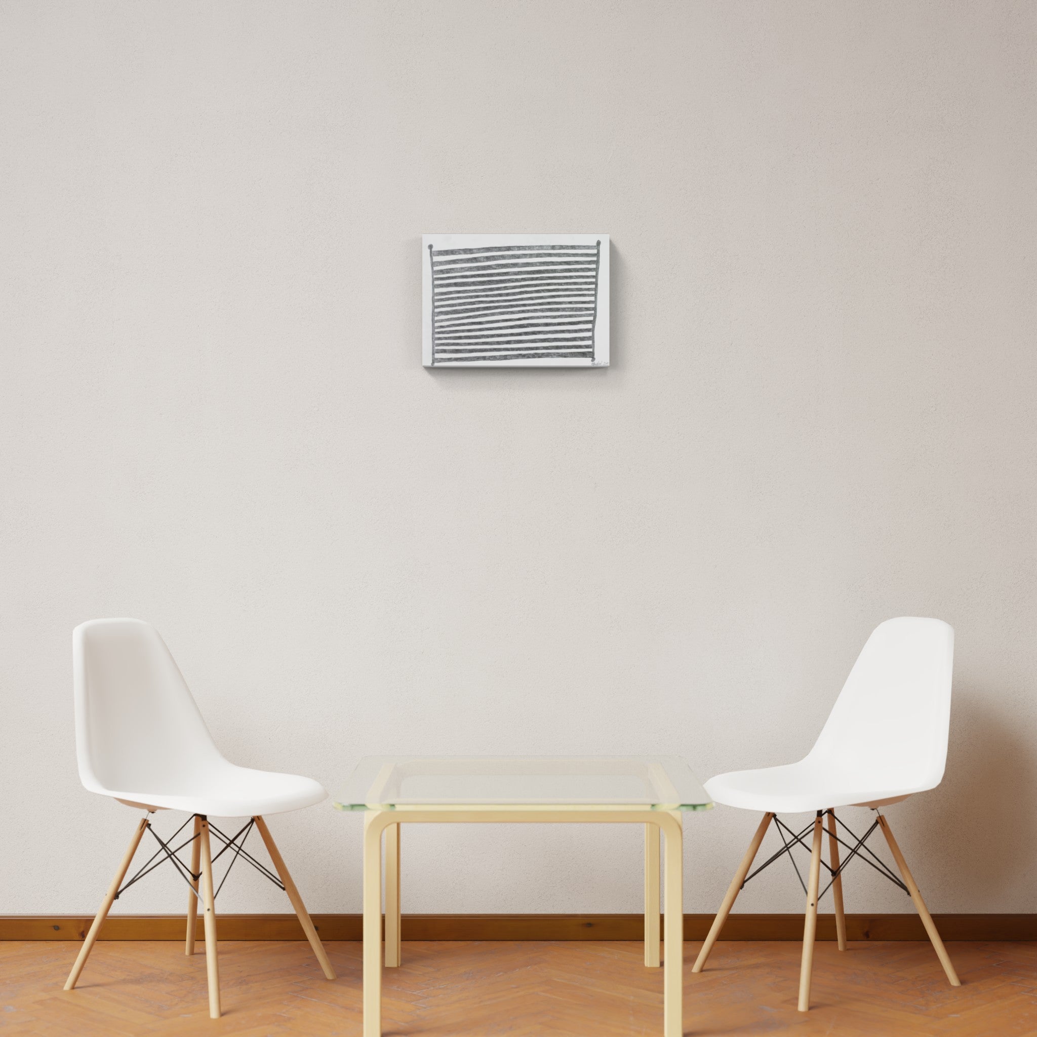 Artwork by Helmut Hladisch, Towel rail, Made of Pencil 