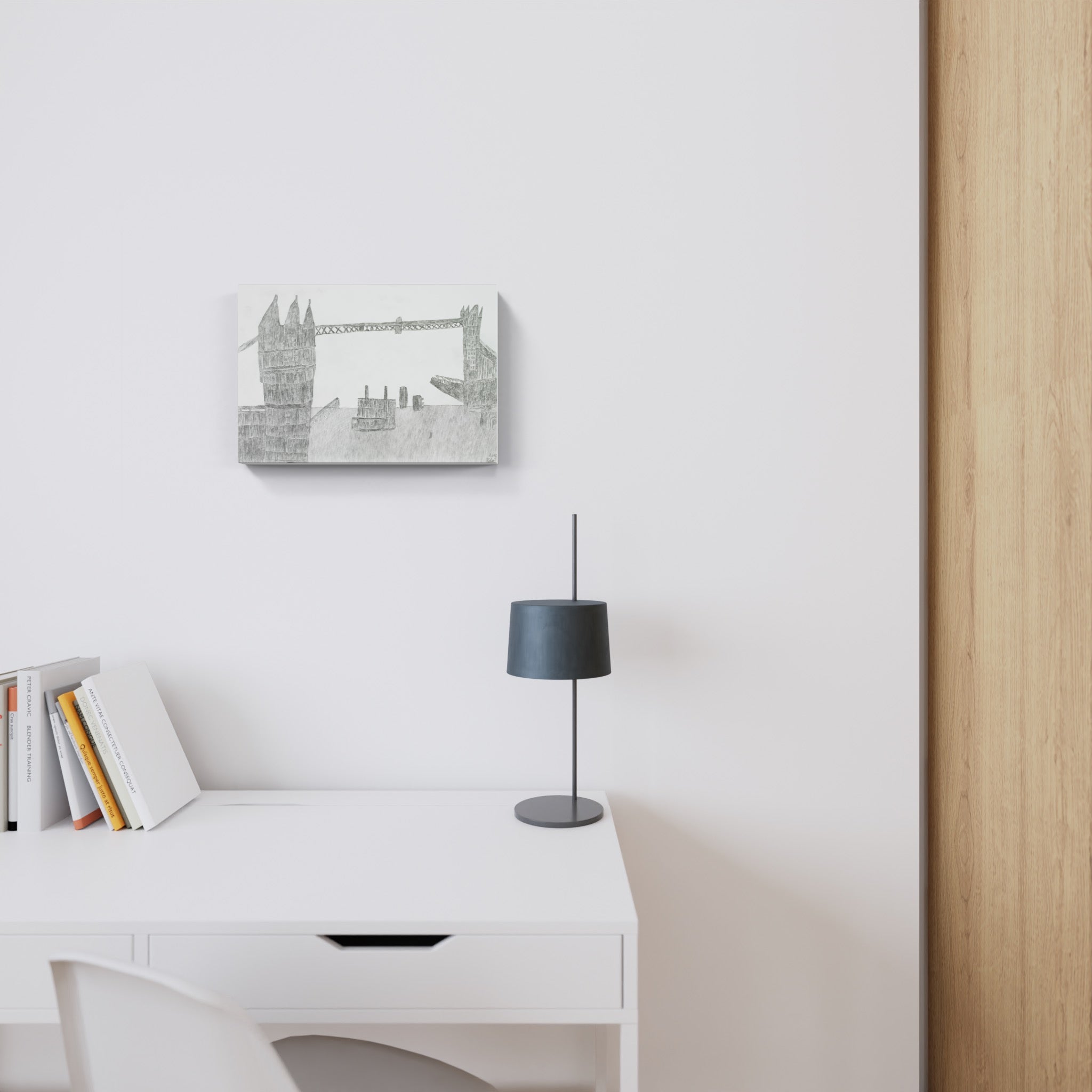 Artwork by Helmut Hladisch, Tower Bridge, Made of Pencil 