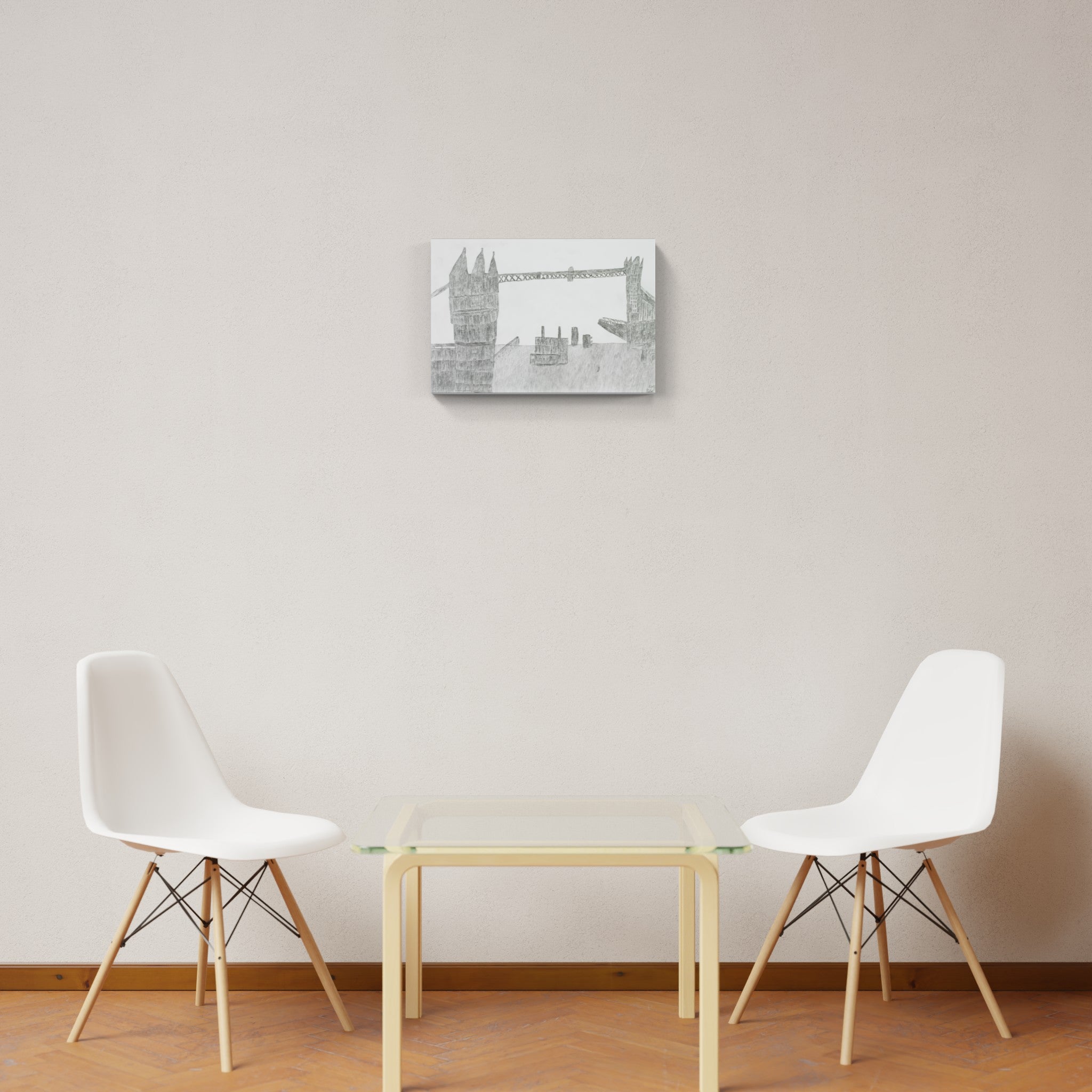 Artwork by Helmut Hladisch, Tower Bridge, Made of Pencil 