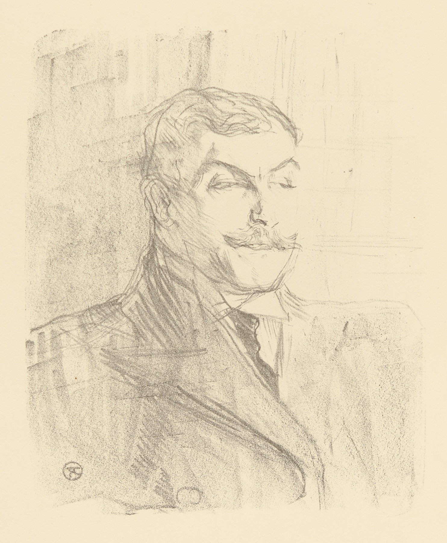 Lucien Guitry by Henri de Toulouse-Lautrec, 1898