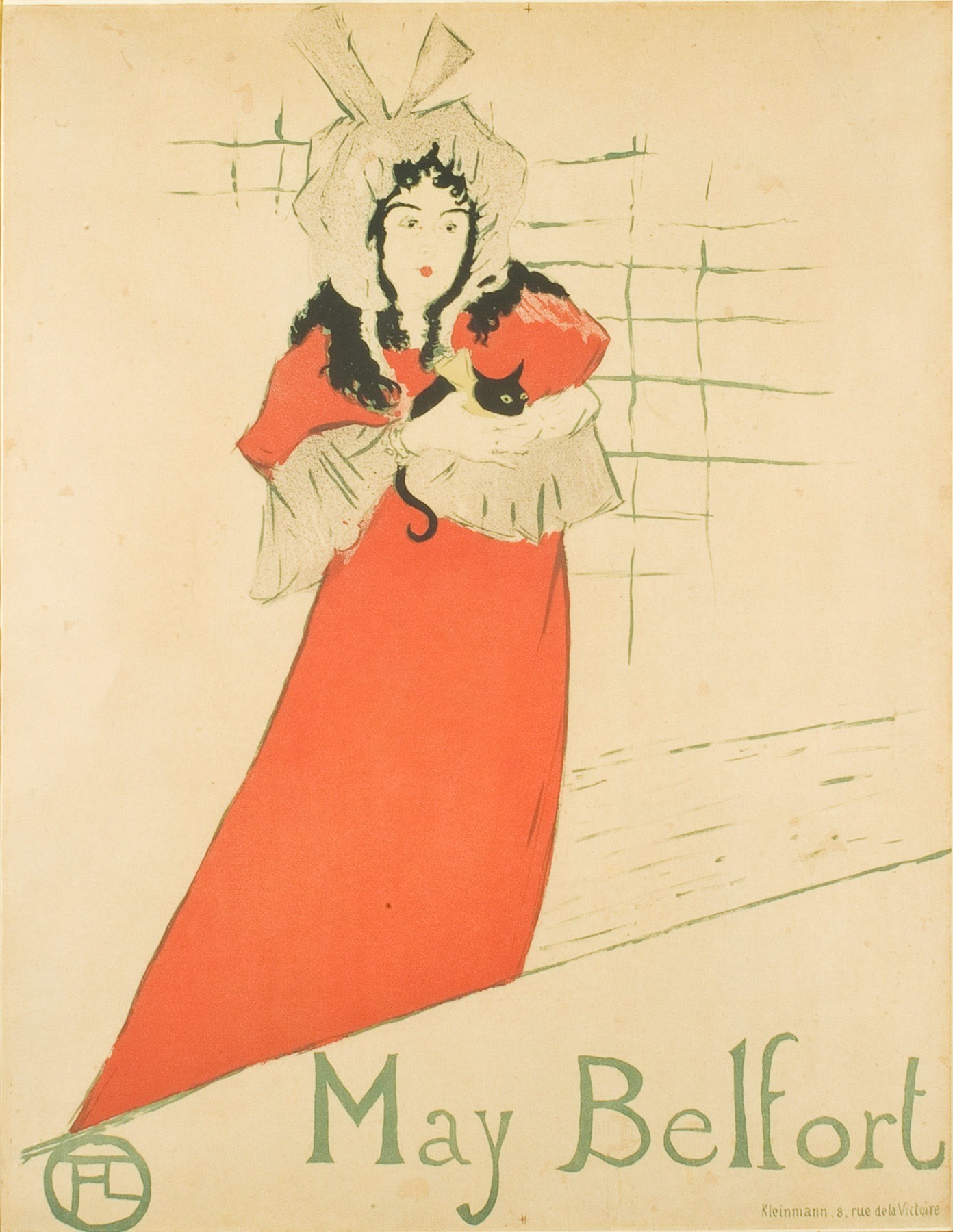 May Belfort by Henri de Toulouse-Lautrec, 1895