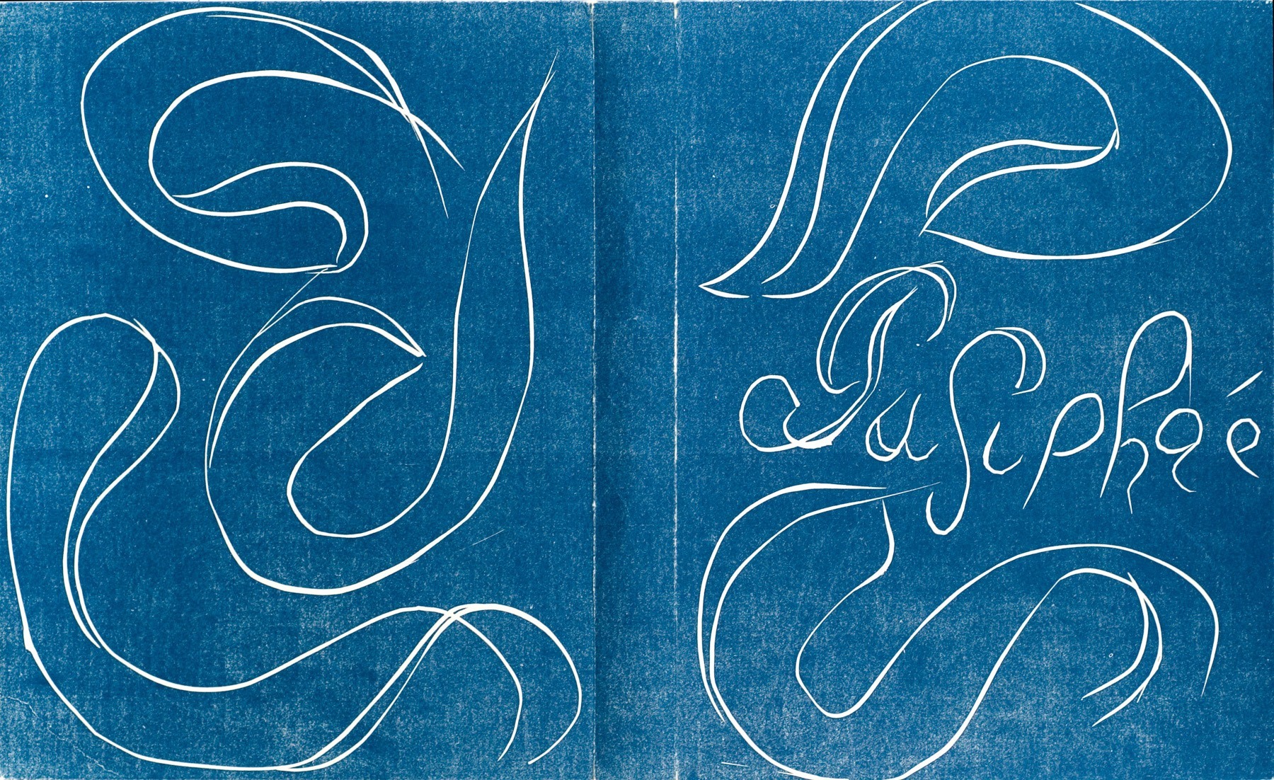 Artwork by Henri Matisse, Chant De Minos Cover (Variant I), Made of Linocut 