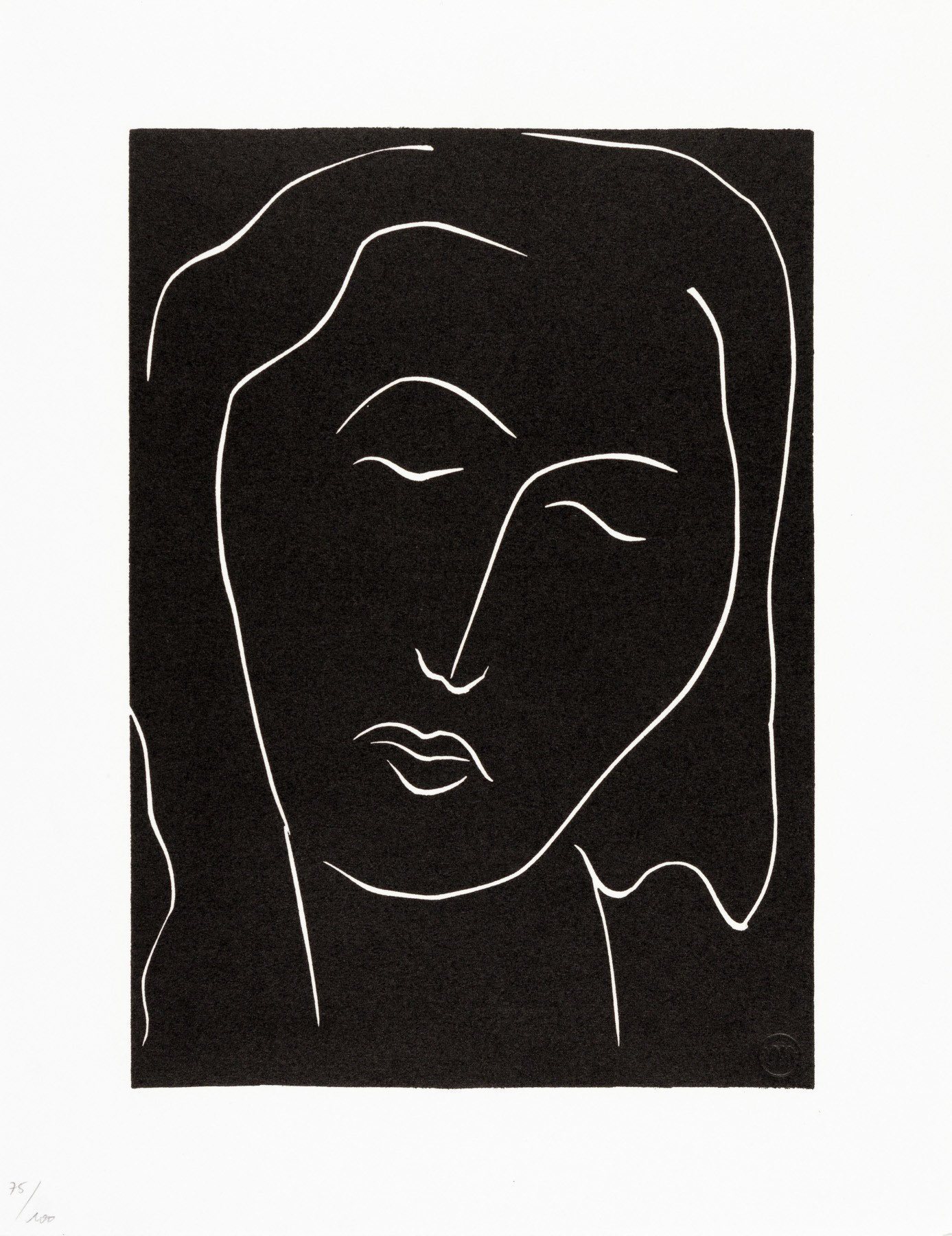 . . . Dors, dormeuse aux longs cils . . . (p. 39; variant IV) by Henri Matisse, 1944