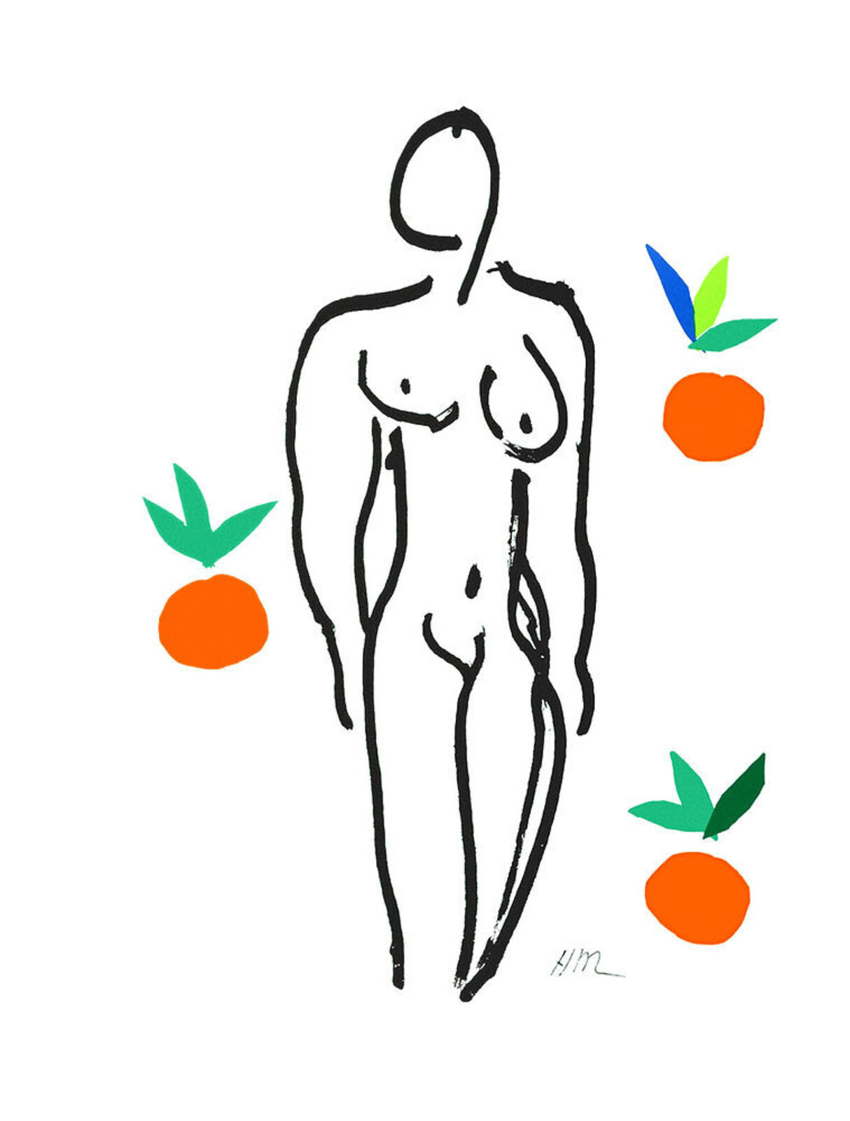 Le Nu aux oranges (Nude with Oranges) by Henri Matisse, 2007