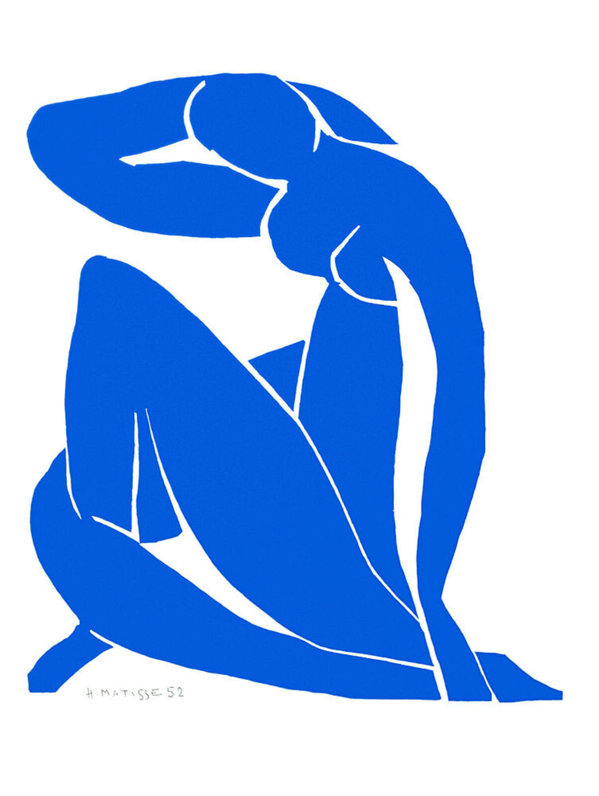 Nu Bleu II (Blue Nude II) by Henri Matisse, 2007