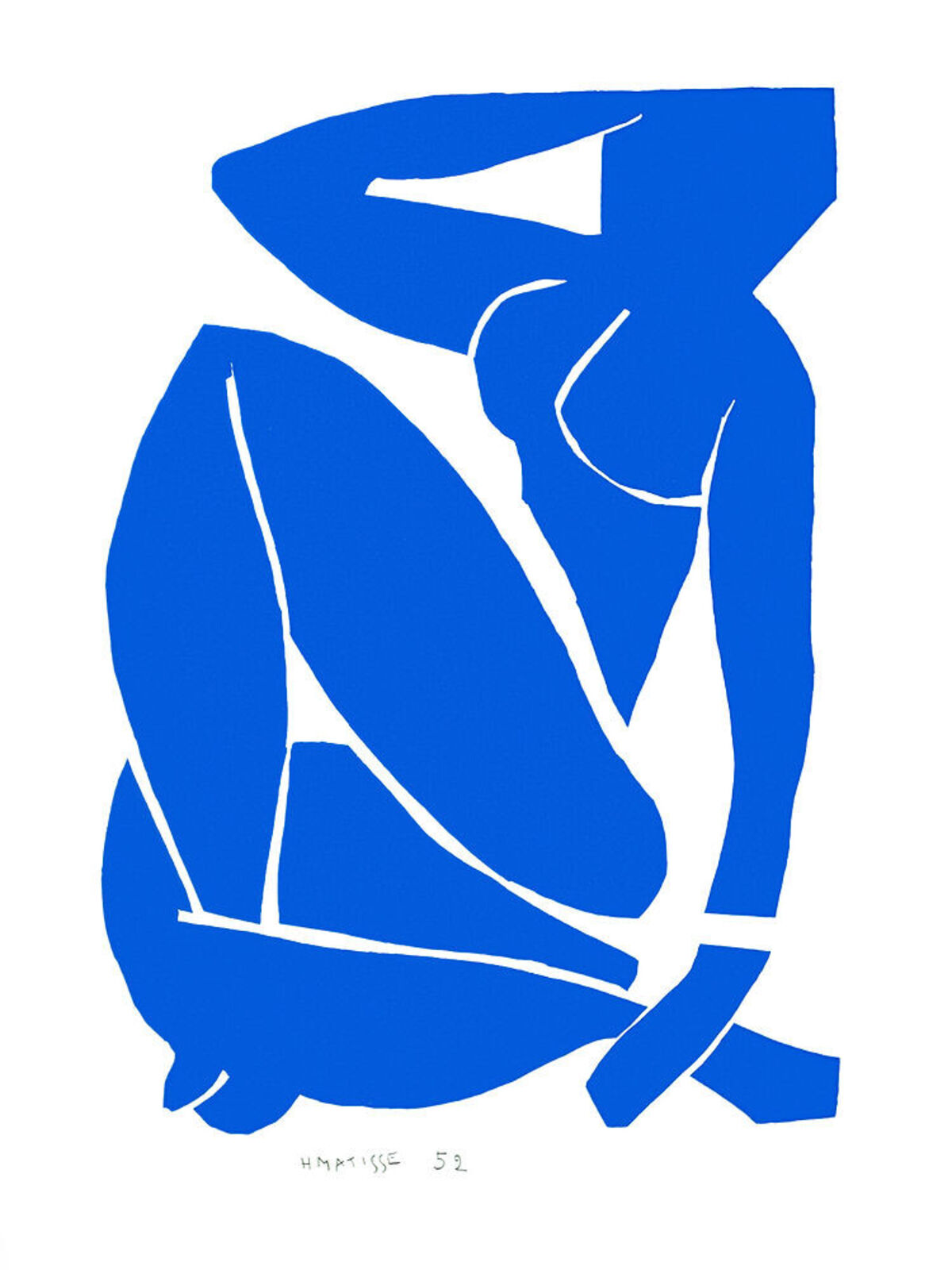 Nu Bleu III (Blue Nude III) by Henri Matisse, 2007