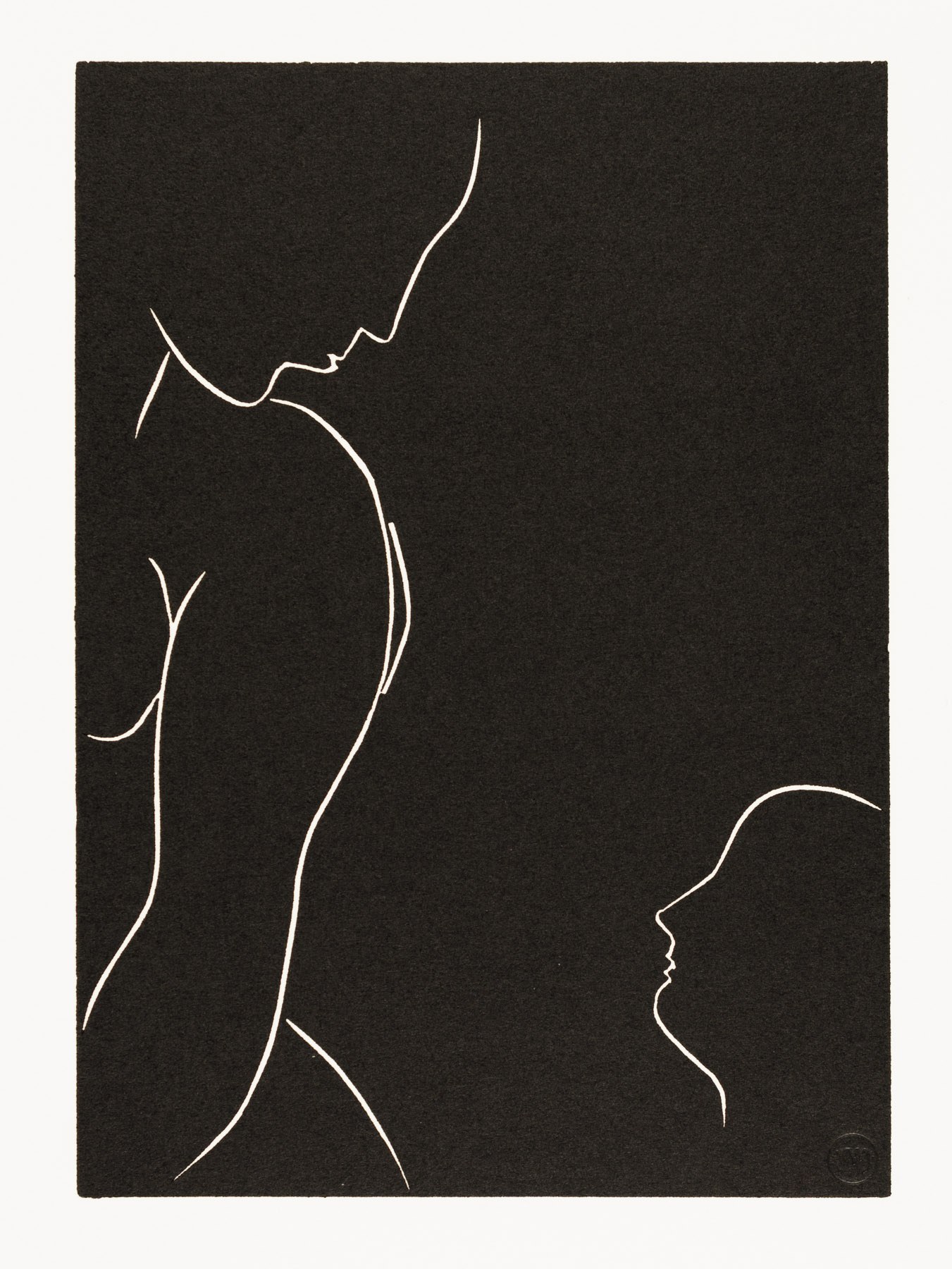 Artwork by Henri Matisse, . . . On dirait qu’elle ne m’a jamais vue . . . (p. 105; variant V), Made of Linocut 
