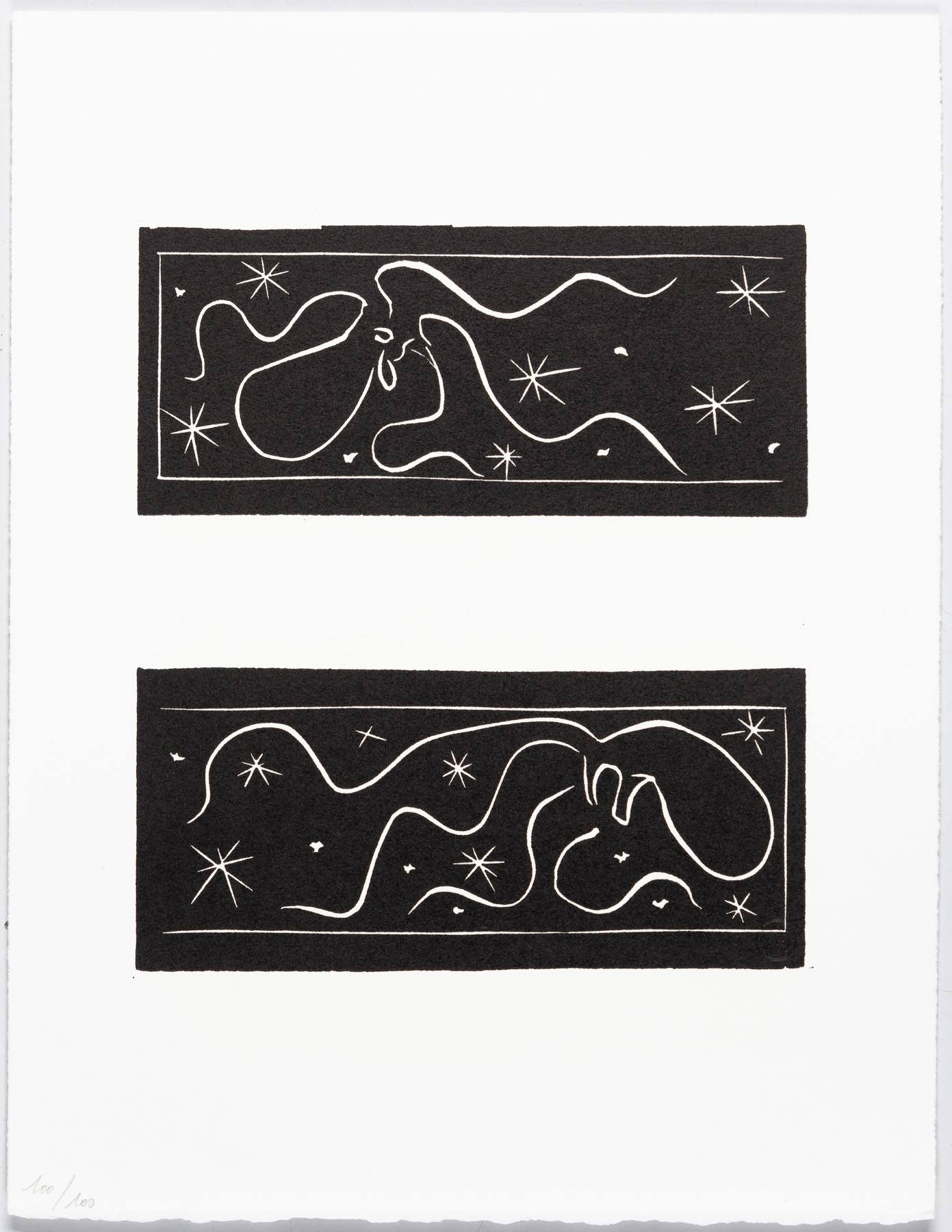 . . . Ornements, bandeaux et culs-de-lampe . . . (Variant V) by Henri Matisse, 1981