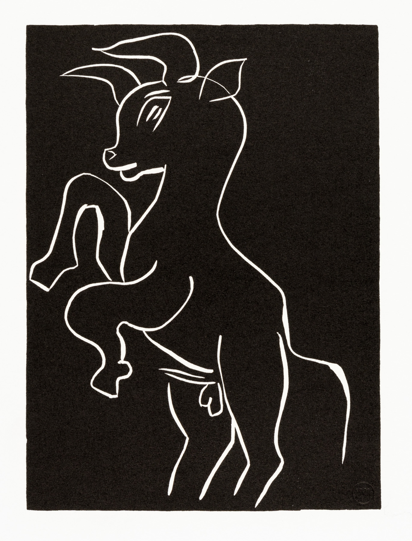 . . . Un Meuglement Différent Des Autres . . . (Variant I) by Henri Matisse, 1944