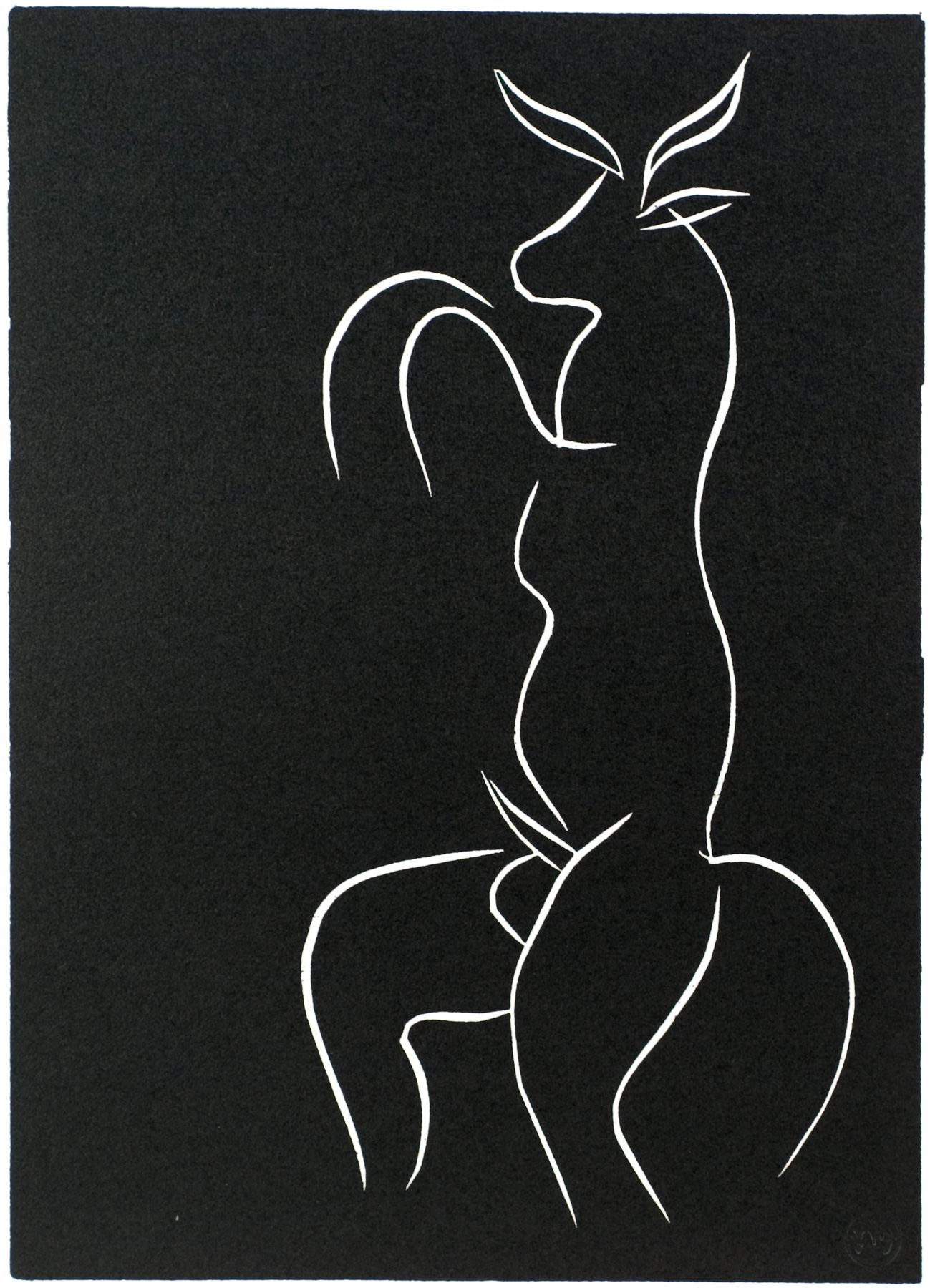 Artwork by Henri Matisse, Un Meuglement Different Des Autres (Variant VIII), Made of Linocut 