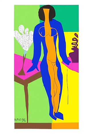 Artwork by Henri Matisse, Zulma, Made of 5 colors lithograph on 300g BFK Rives paper 