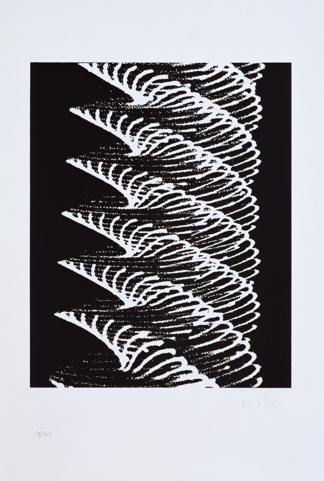 Oszillogramme 2 by Herbert W. Franke, 1970