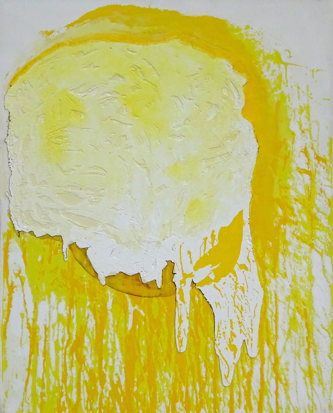 Artwork by Hermann Nitsch, III, Made of Terragraph print on canvas, mounted on board 