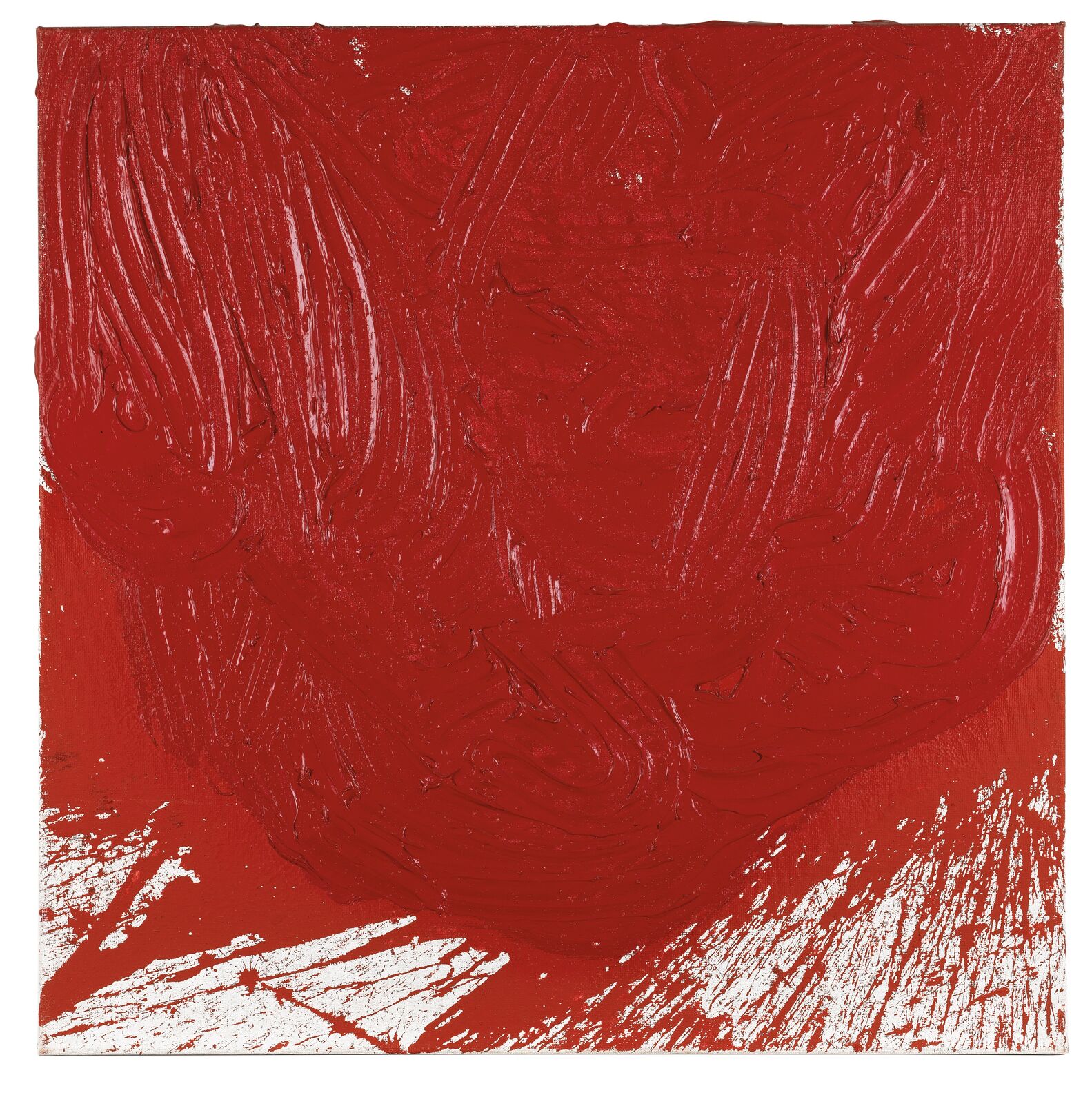 Splatter Painting with impasto by Hermann Nitsch, 2013