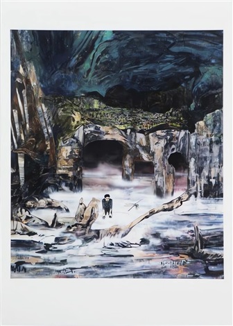 The dragon's eyes by Hernan Bas, 2013
