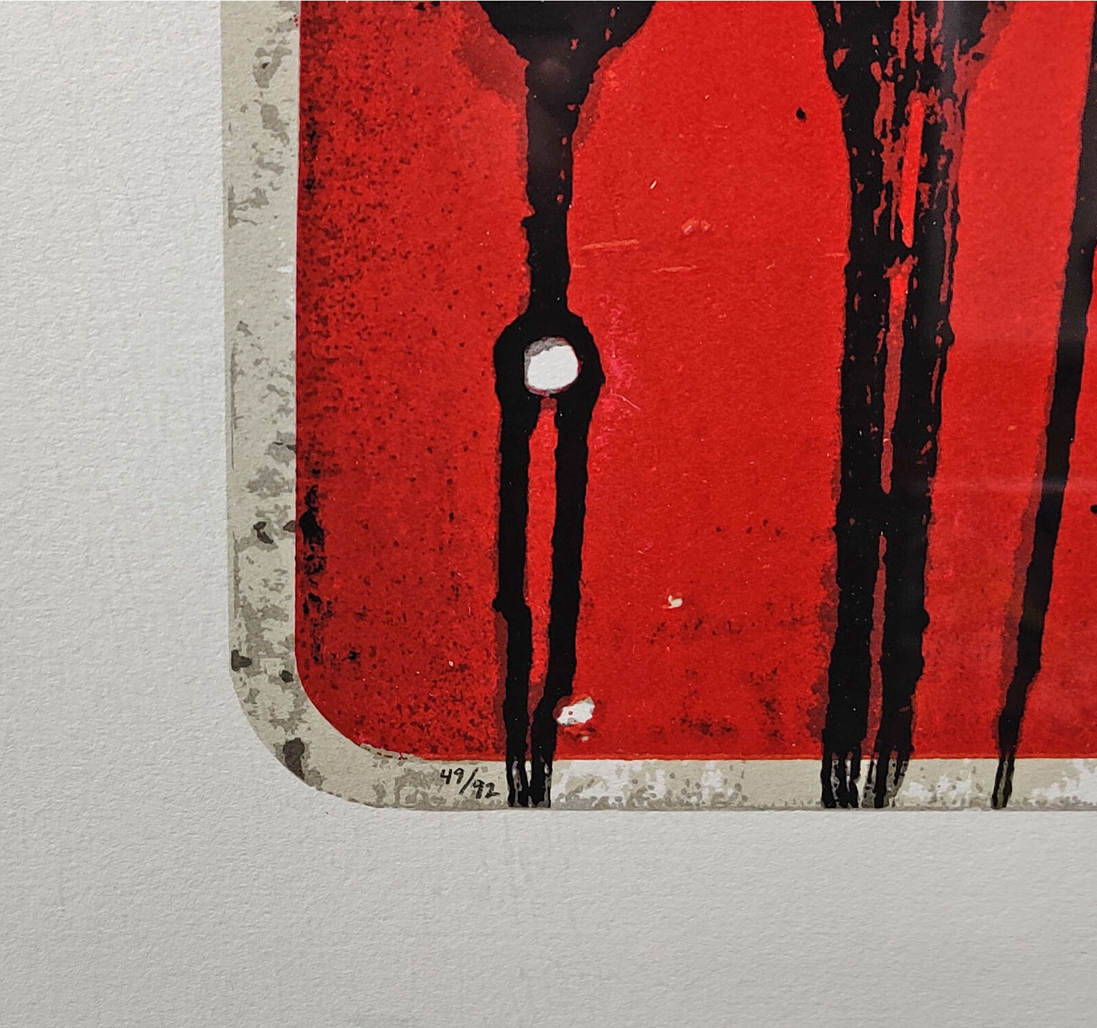 Artwork by Hijack, STRONG IMAGINATION, Made of Screen Print 