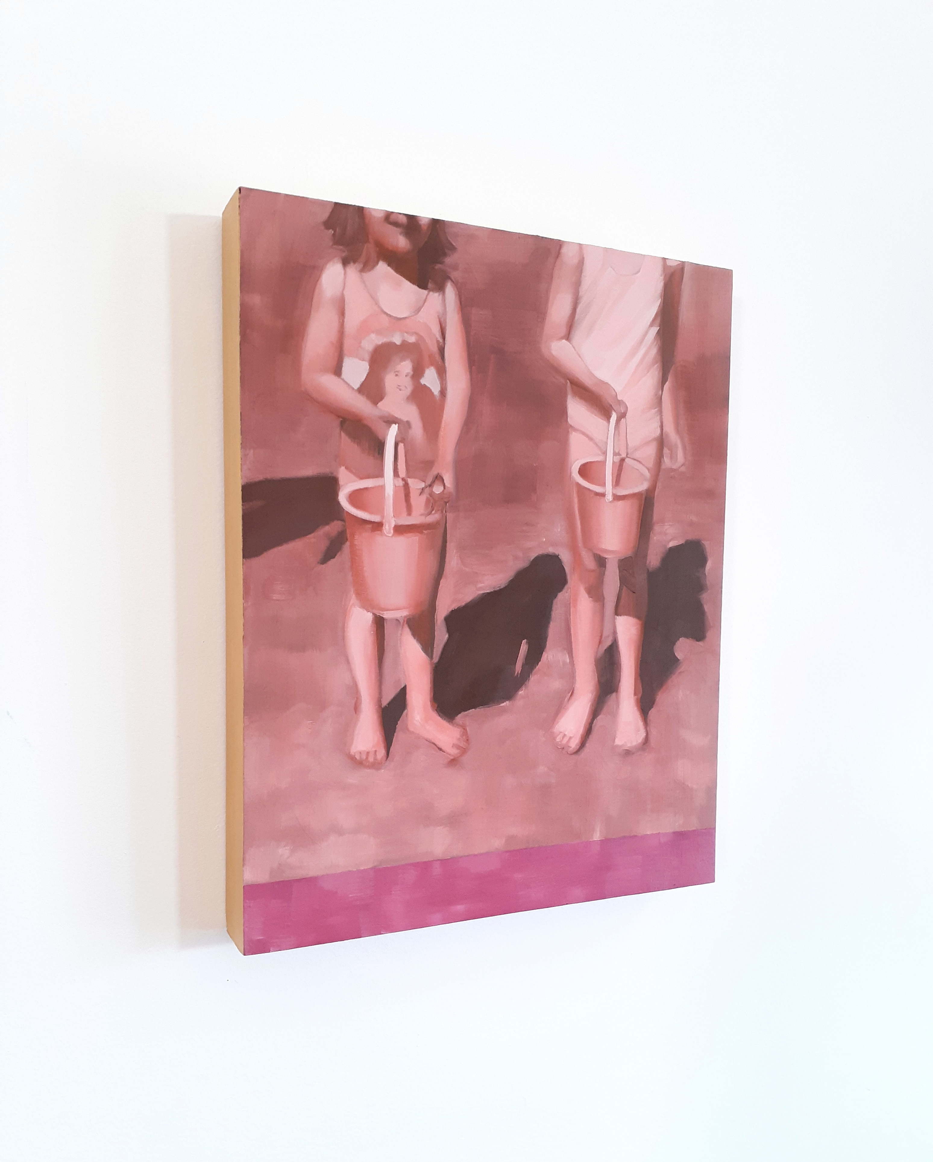 Artwork by Holly MacKinnon, Buckets, Made of Oil on canvas 