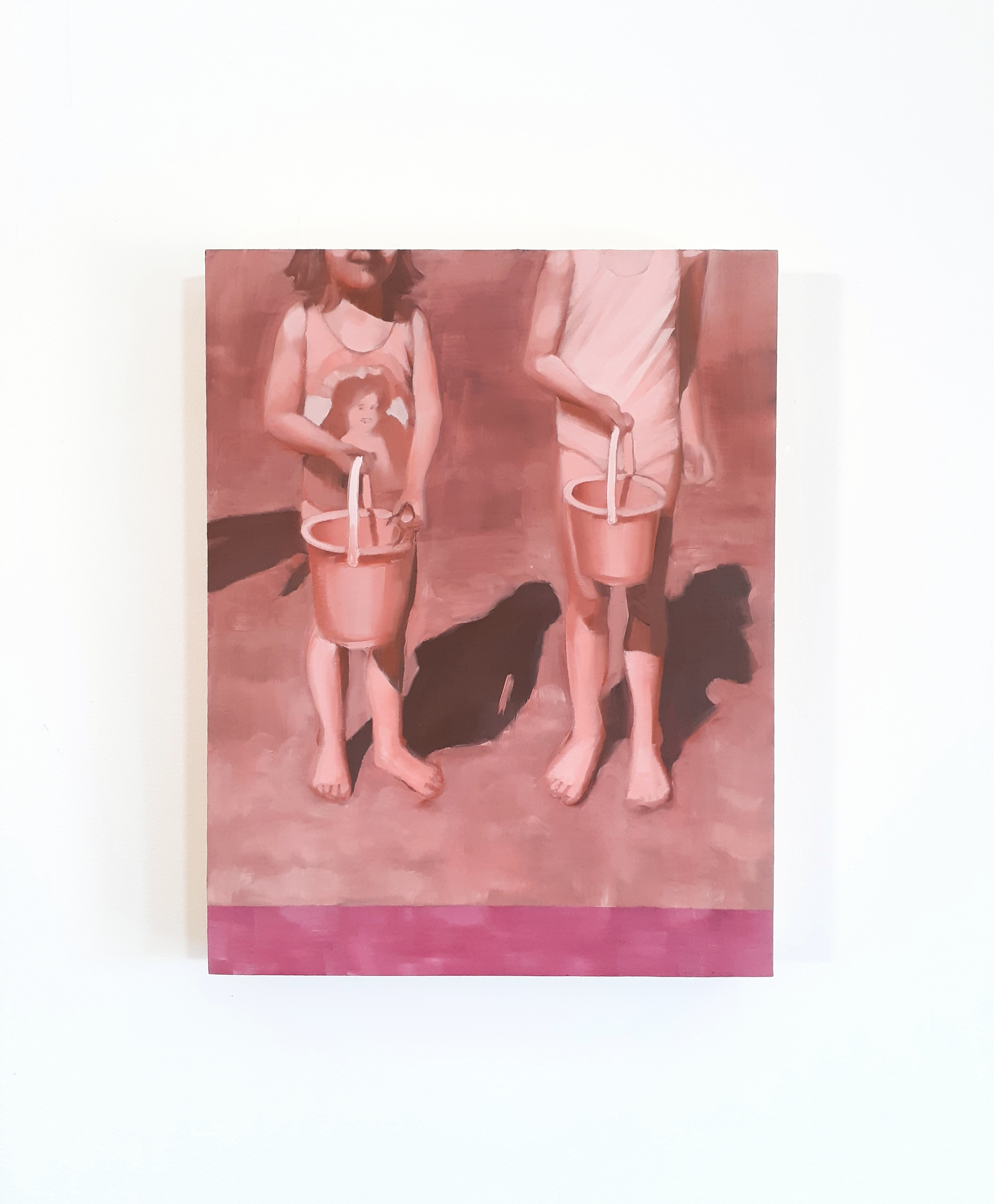 Artwork by Holly MacKinnon, Buckets, Made of Oil on canvas 