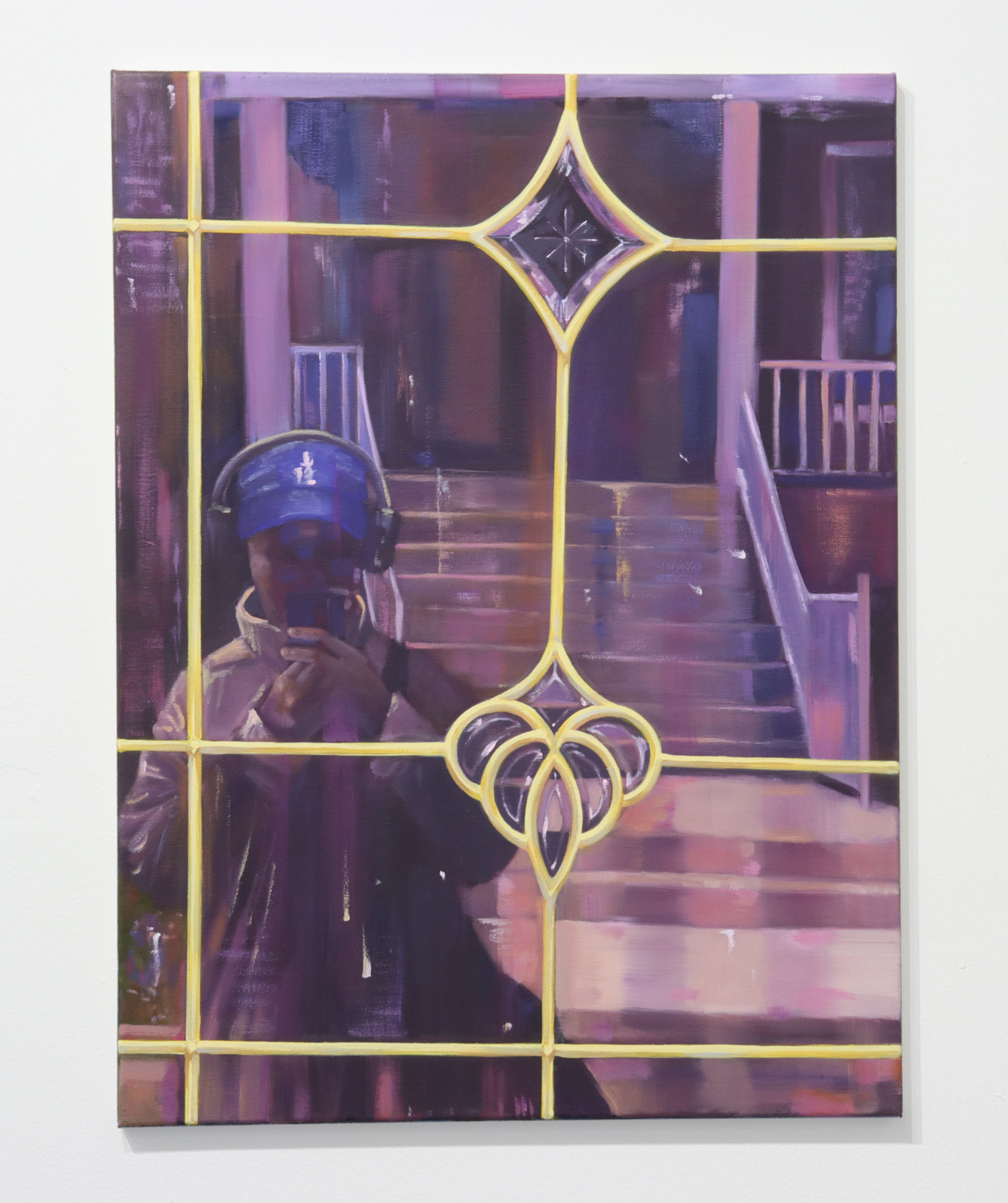 Artwork by Holly MacKinnon, Self IV (Front Door), Made of Oil on canvas 