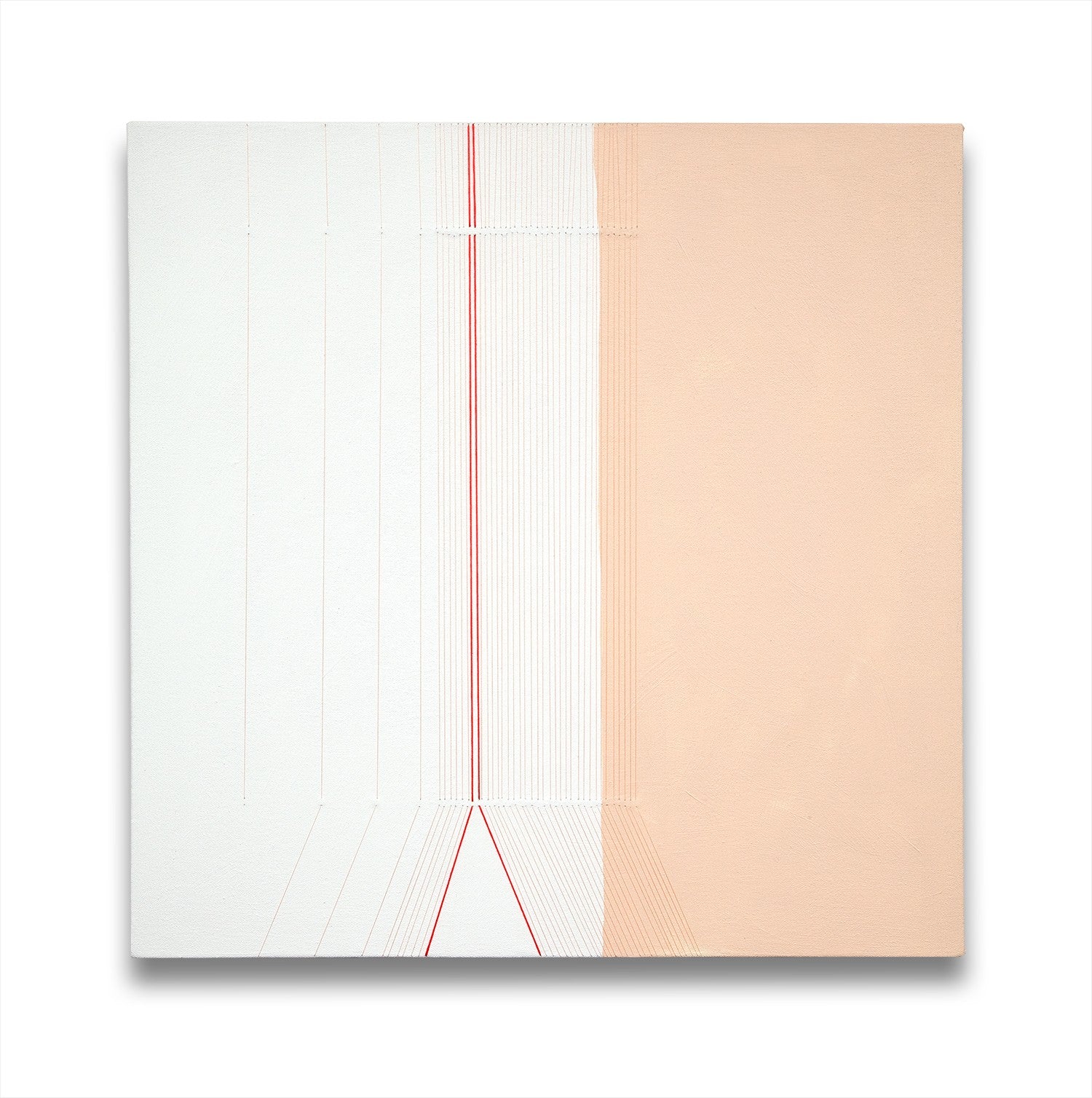 A piece of paper with a red line on it.