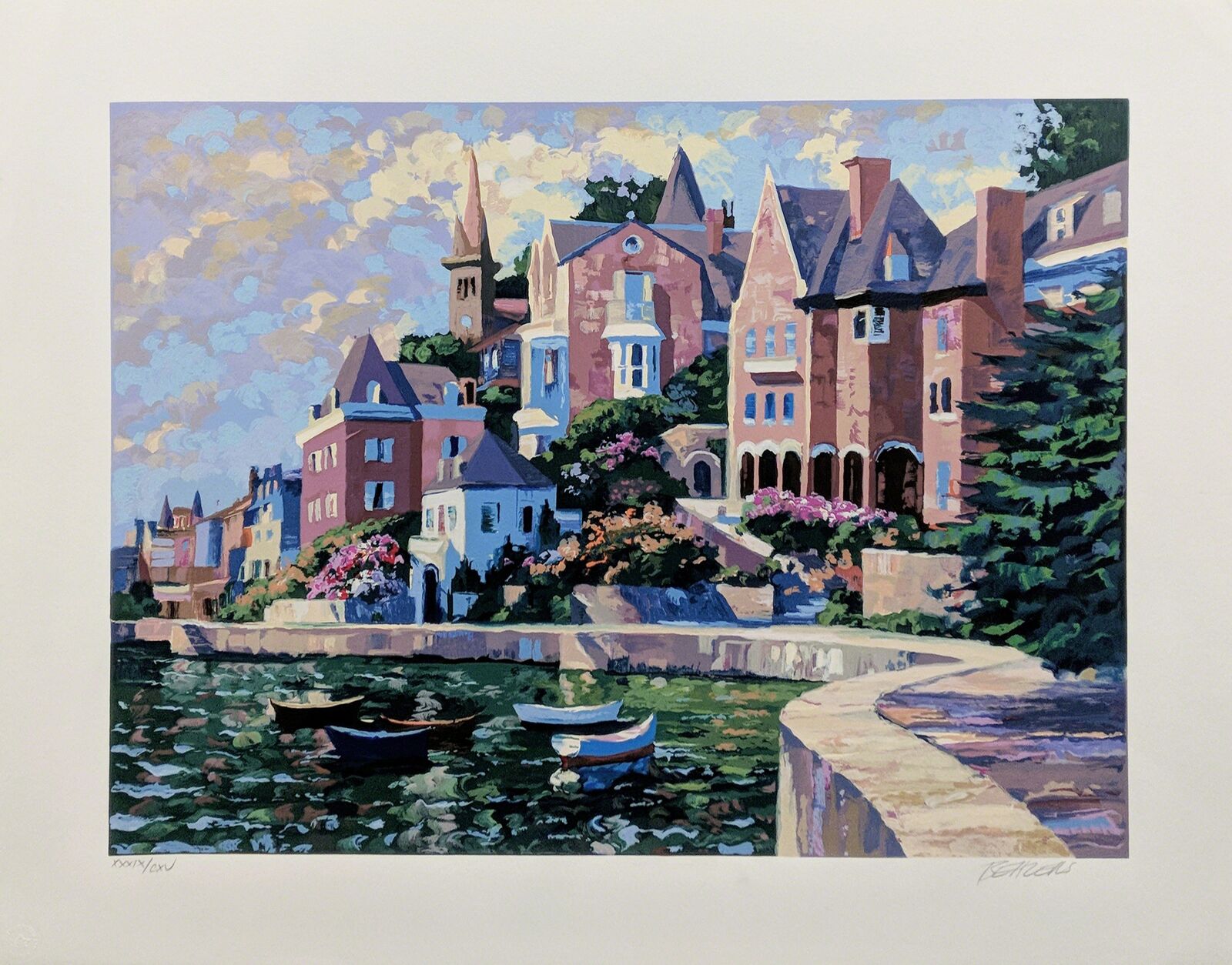 AFTERNOON AT DINARD by Howard Behrens, 1995