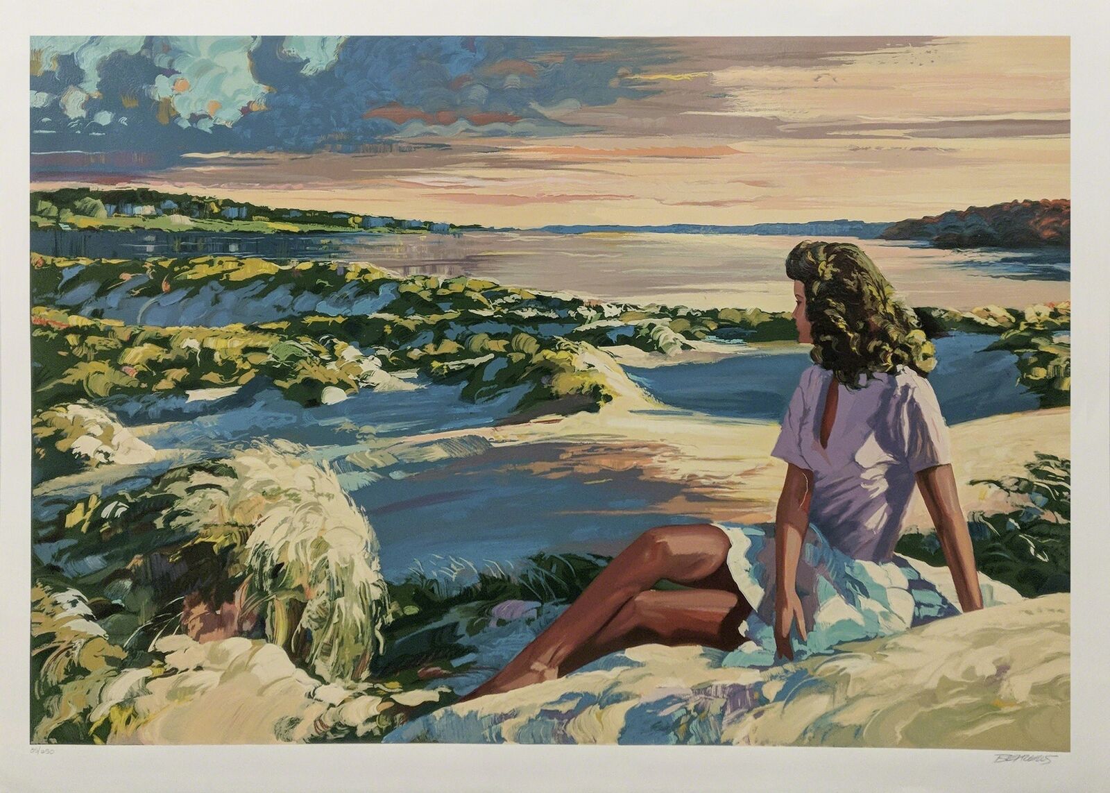 SUMMER SUNSET by Howard Behrens, 1988