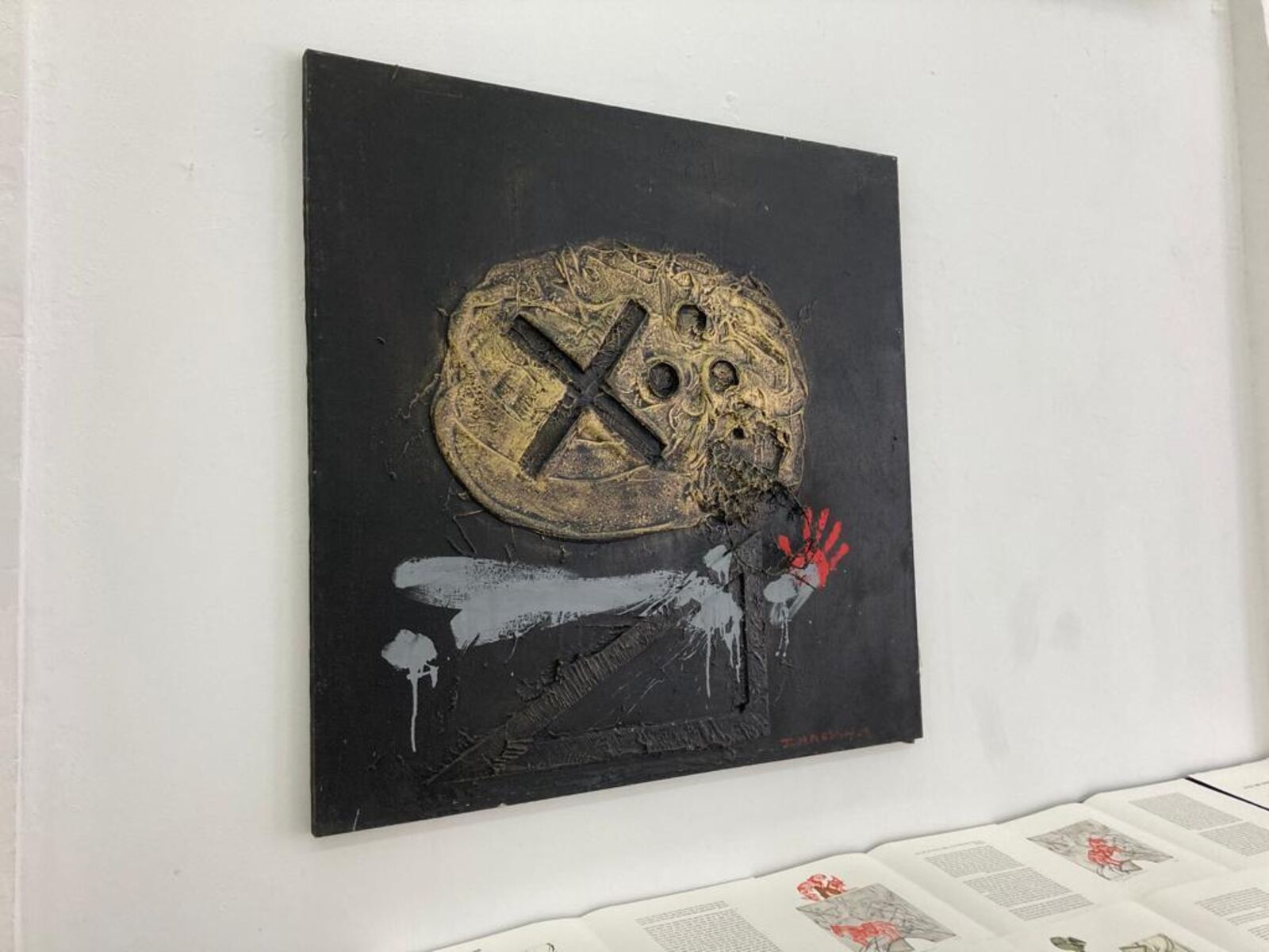 Artwork by Igael Tumarkin, Untitled, Made of Mixed Media on Canvas 