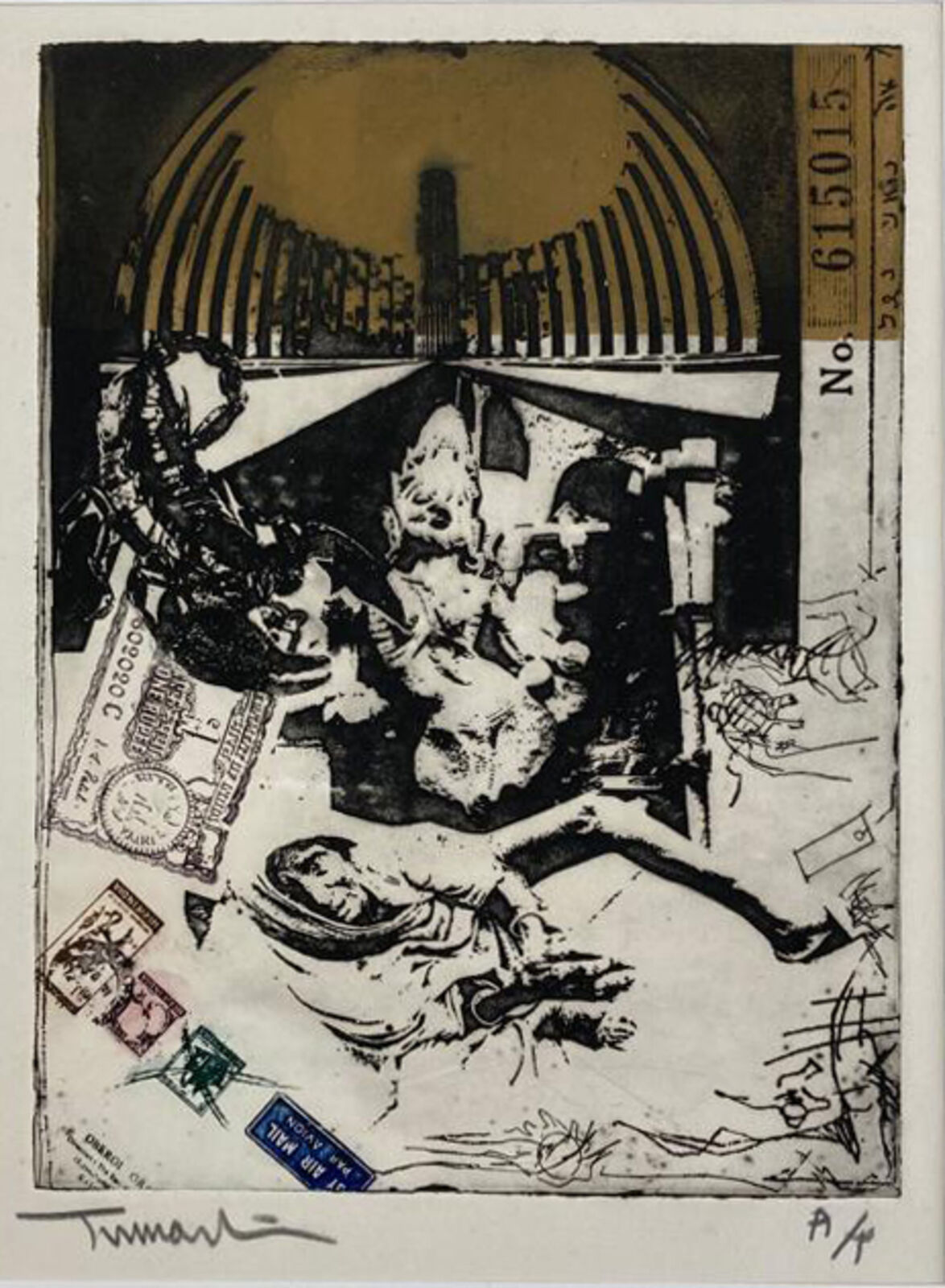 Untitled by Igael Tumarkin, 1973
