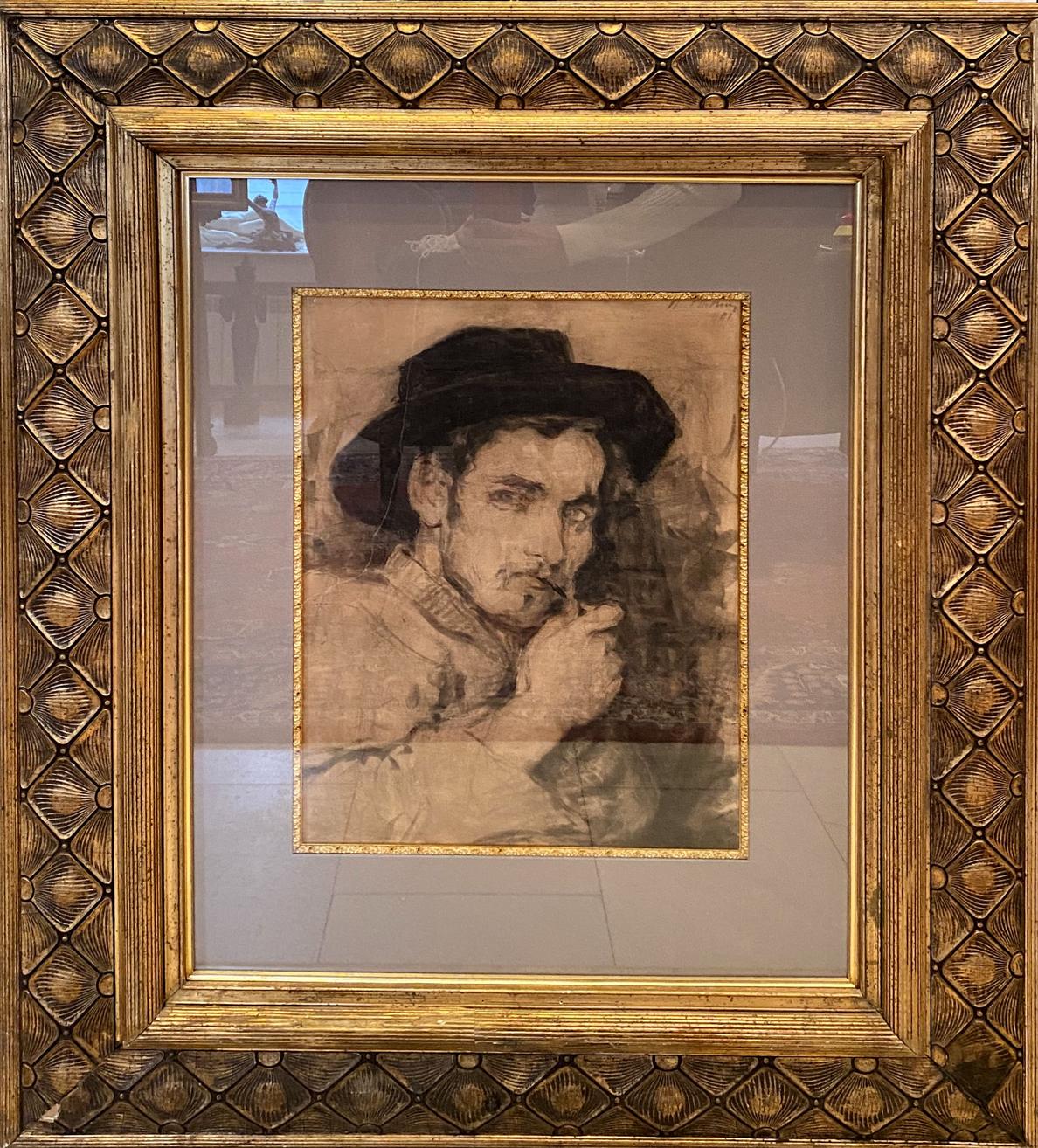 Portrait of a man by Ilya Repin, null