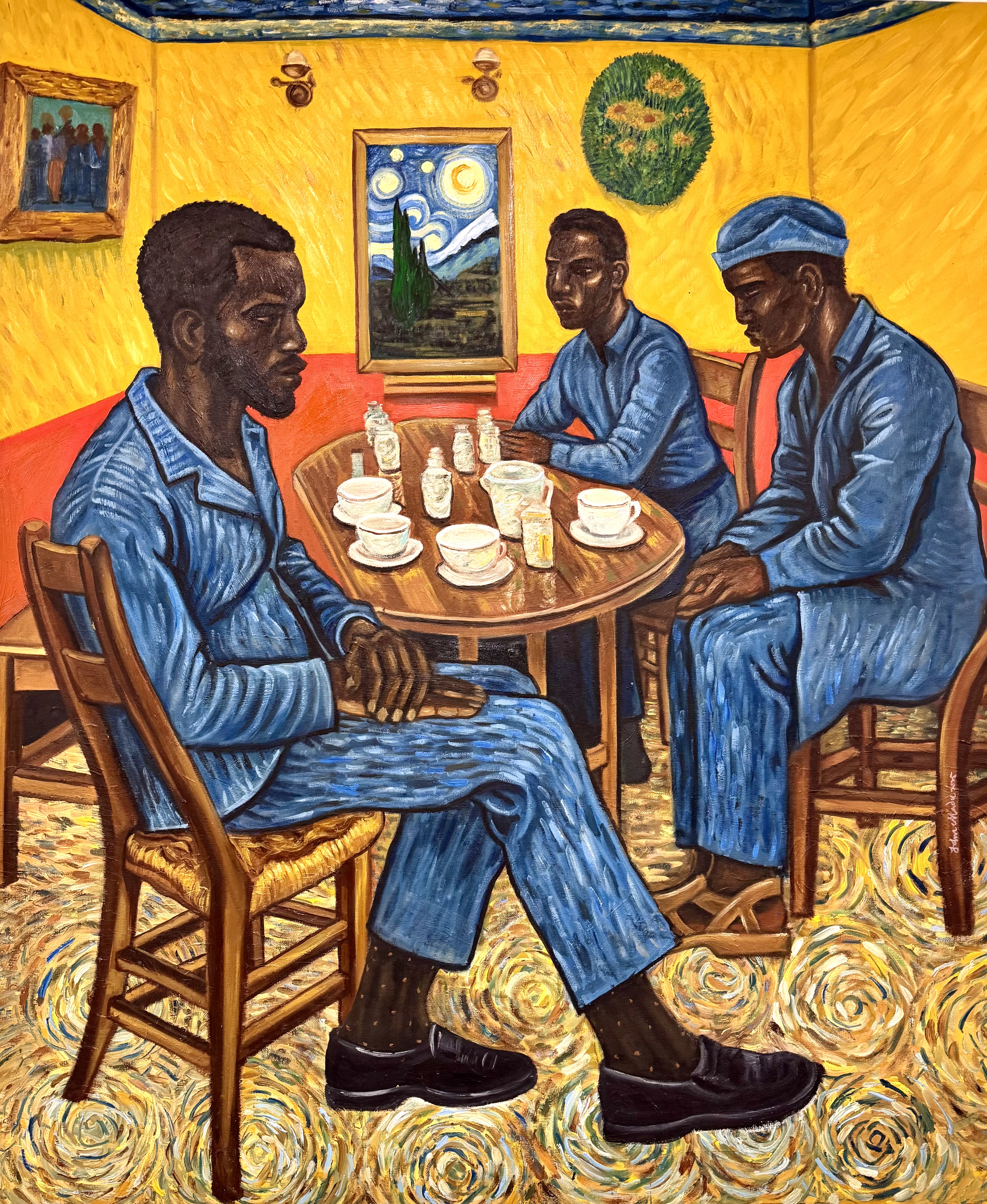 "Van Gogh cafe" by John Madu, 2025