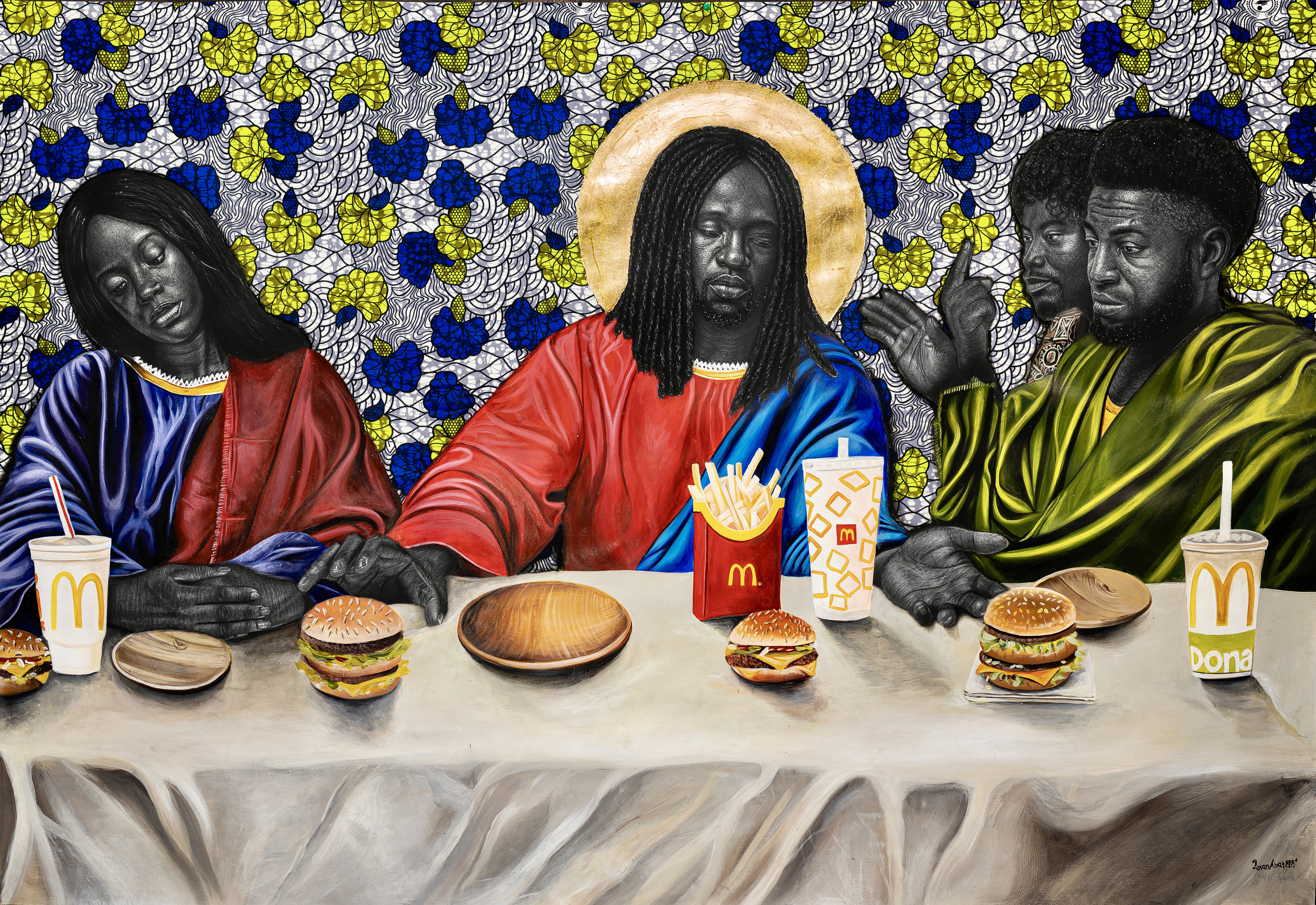 "Last Supper" by Olamilekan Abatan, 2023
