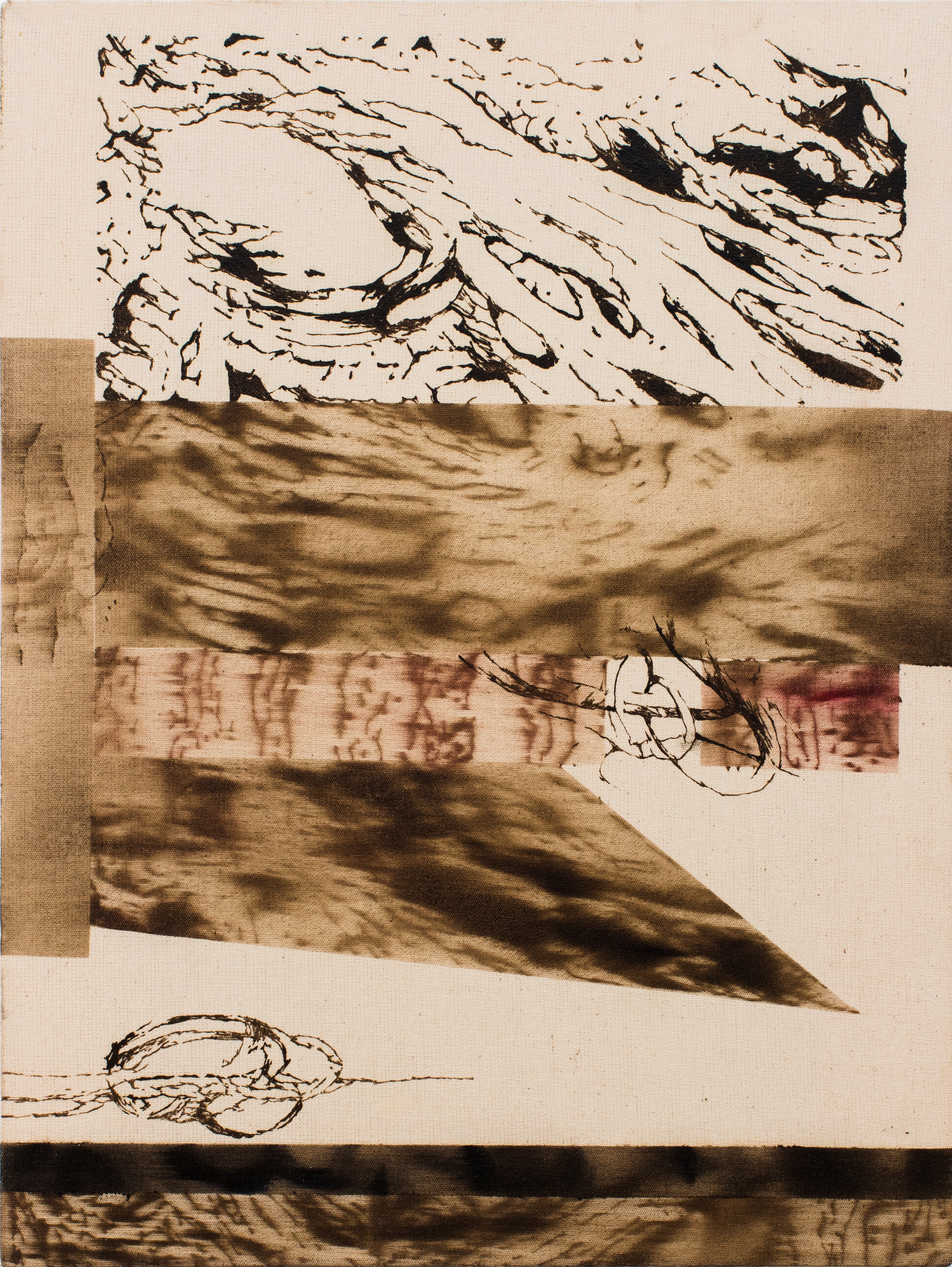 A piece of paper with a drawing on it. 