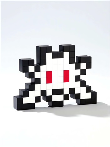 Artwork by Invader, 3D Little Big Space, Made of Vinyl 