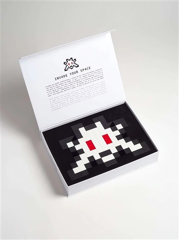 Artwork by Invader, 3D Little Big Space, Made of Vinyl 