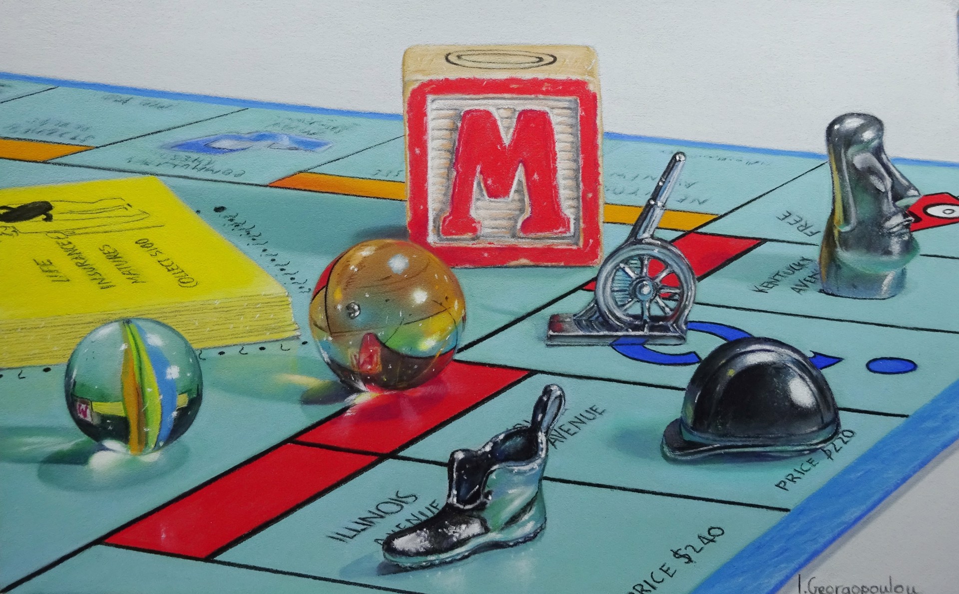 M is for Monopoly by Irene Georgopoulou, 2021