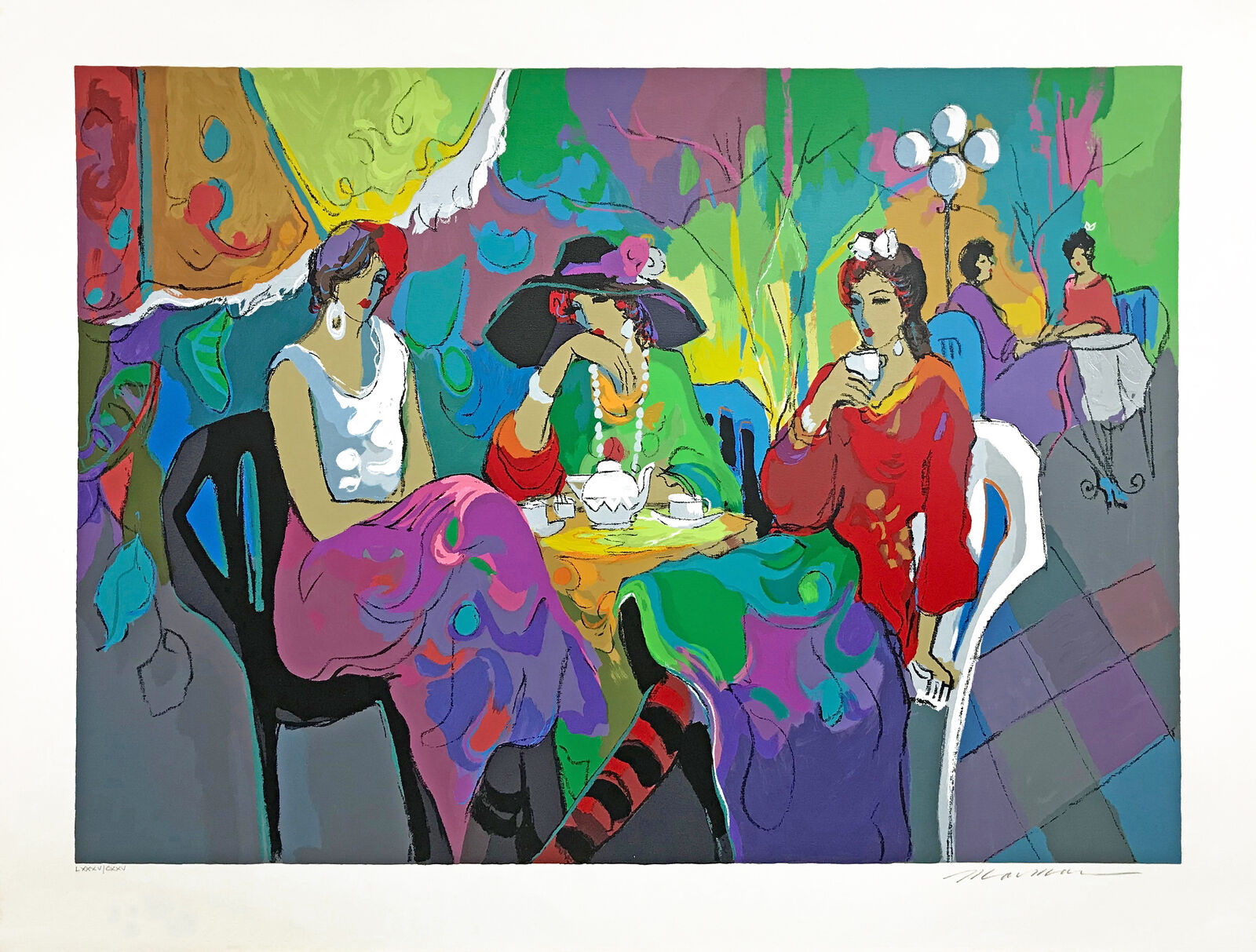 PARK GARDEN CAFE by Isaac Maimon, 1994