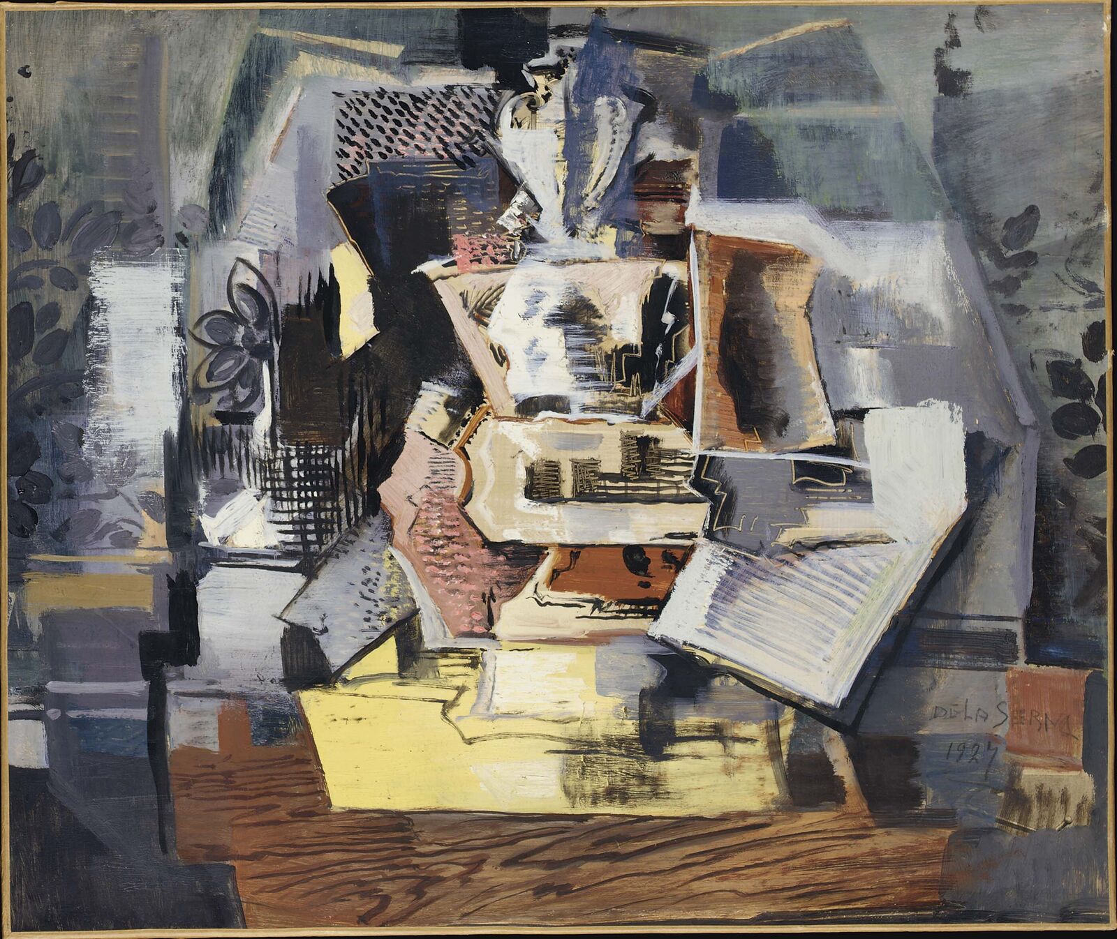 CUBIST STILL LIFE 1924 by Ismaël González de la Serna, 1924