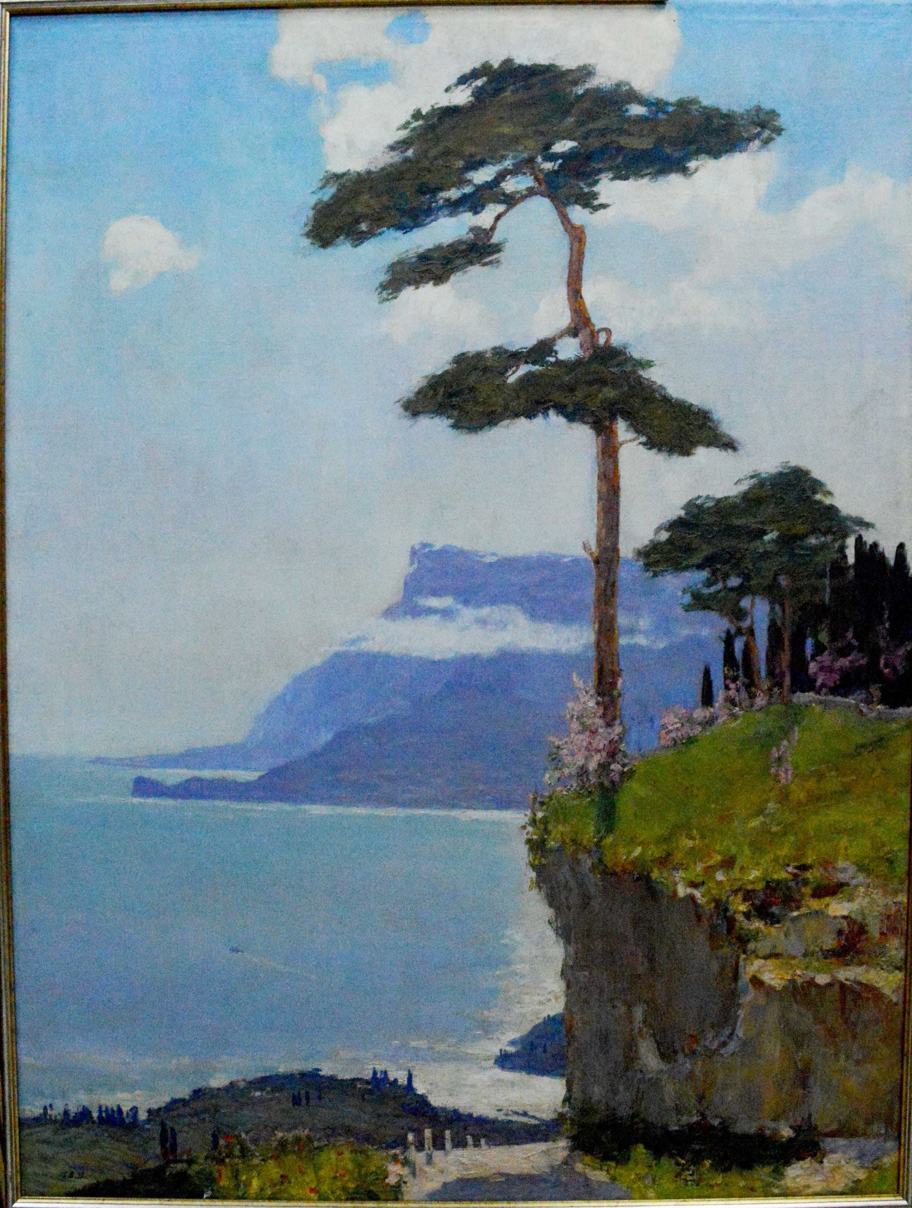 On the mountain by Ivan Vladimirov, null