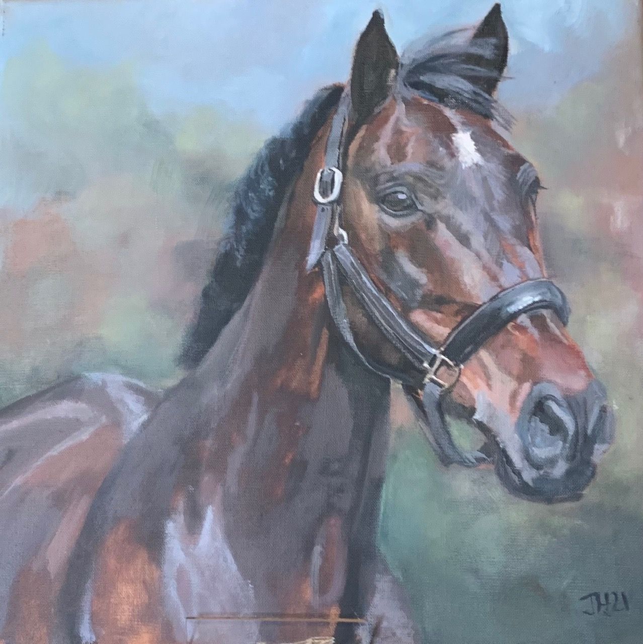 Warmblood Study by Jackie Hardman, 2018