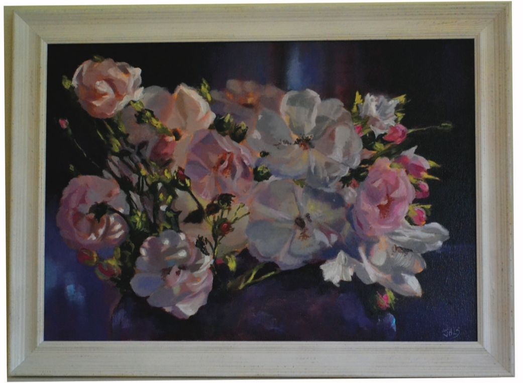 Wild Roses In June by Jackie Hardman, 2018