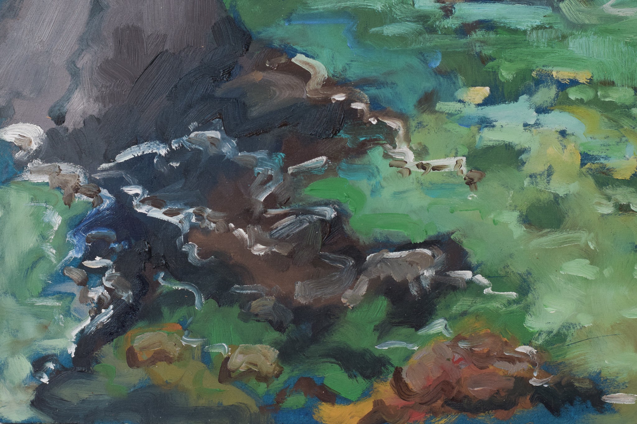 Artwork by Jackson, Costa Brava - Fosca - Perfect Bay, Made of Oil on board 