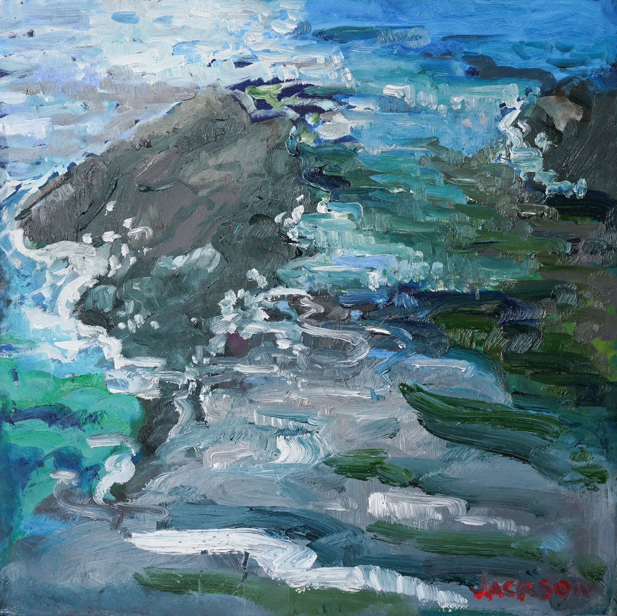 Costa Brava - Wind Rocks and Sea by Jackson, null