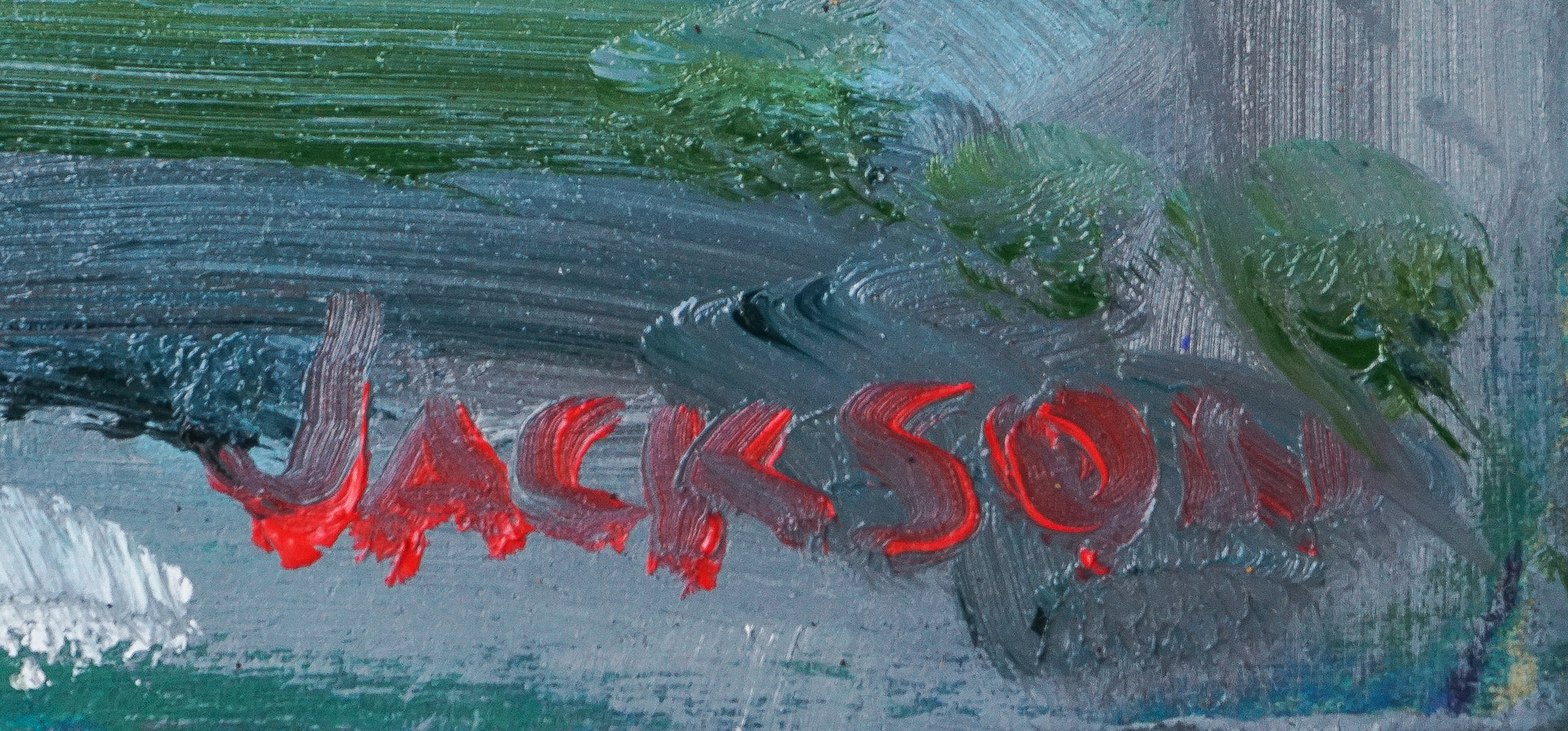 Artwork by Jackson, Costa Brava - Wind Rocks and Sea, Made of Oil on board 