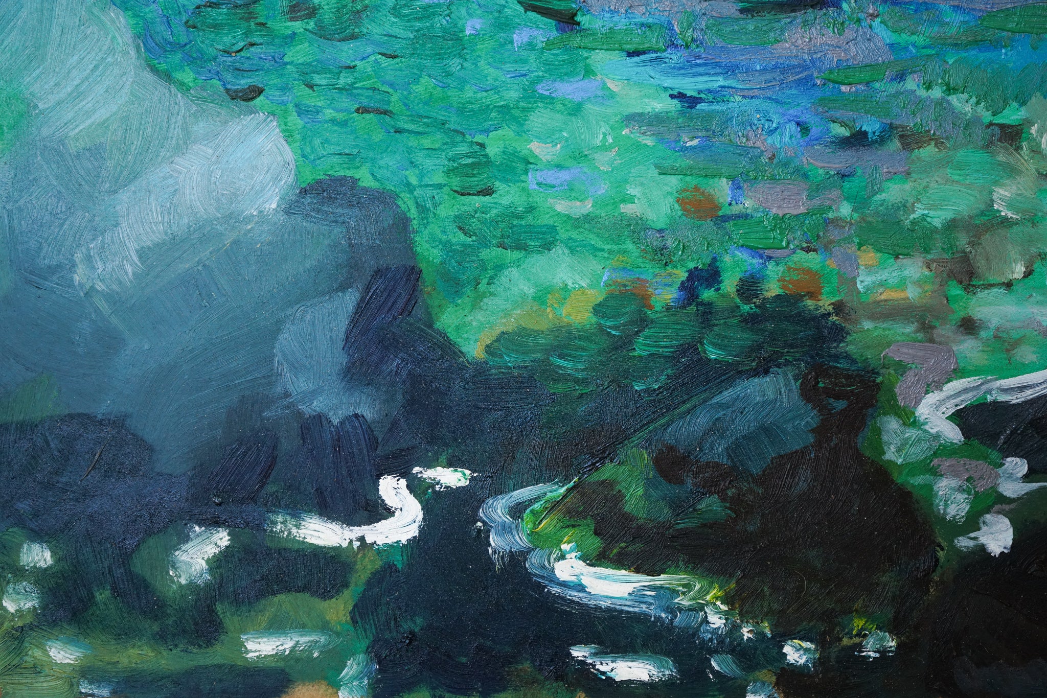 Artwork by Jackson, Fosca Bay - Costa Brava, Made of Oil on board 