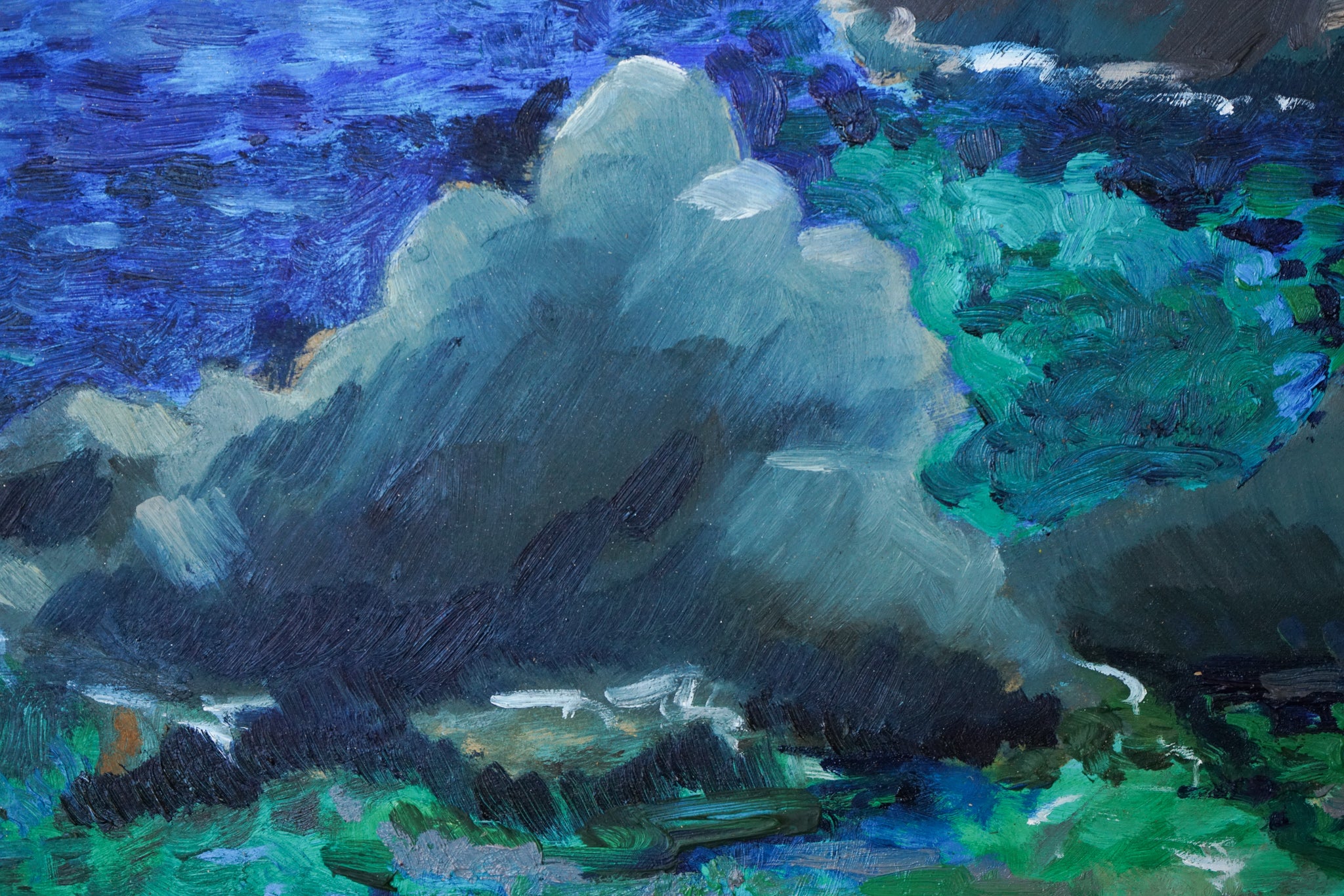 Artwork by Jackson, Fosca Bay - Costa Brava, Made of Oil on board 