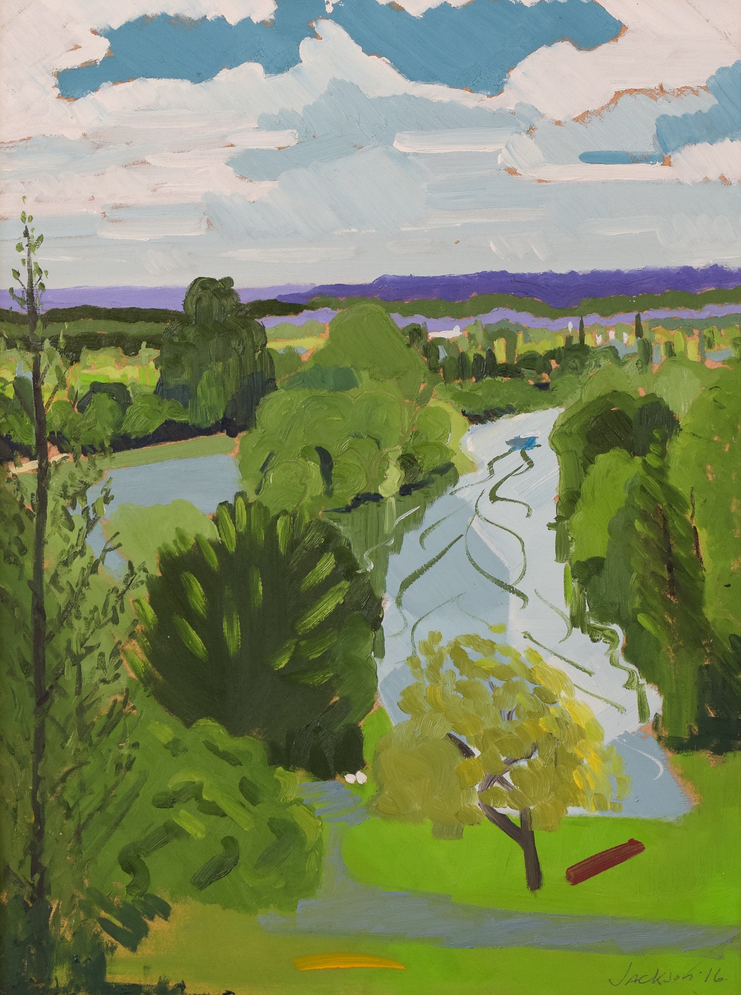 The Terrace, Richmond Hill - En Plein Air by Jackson, null