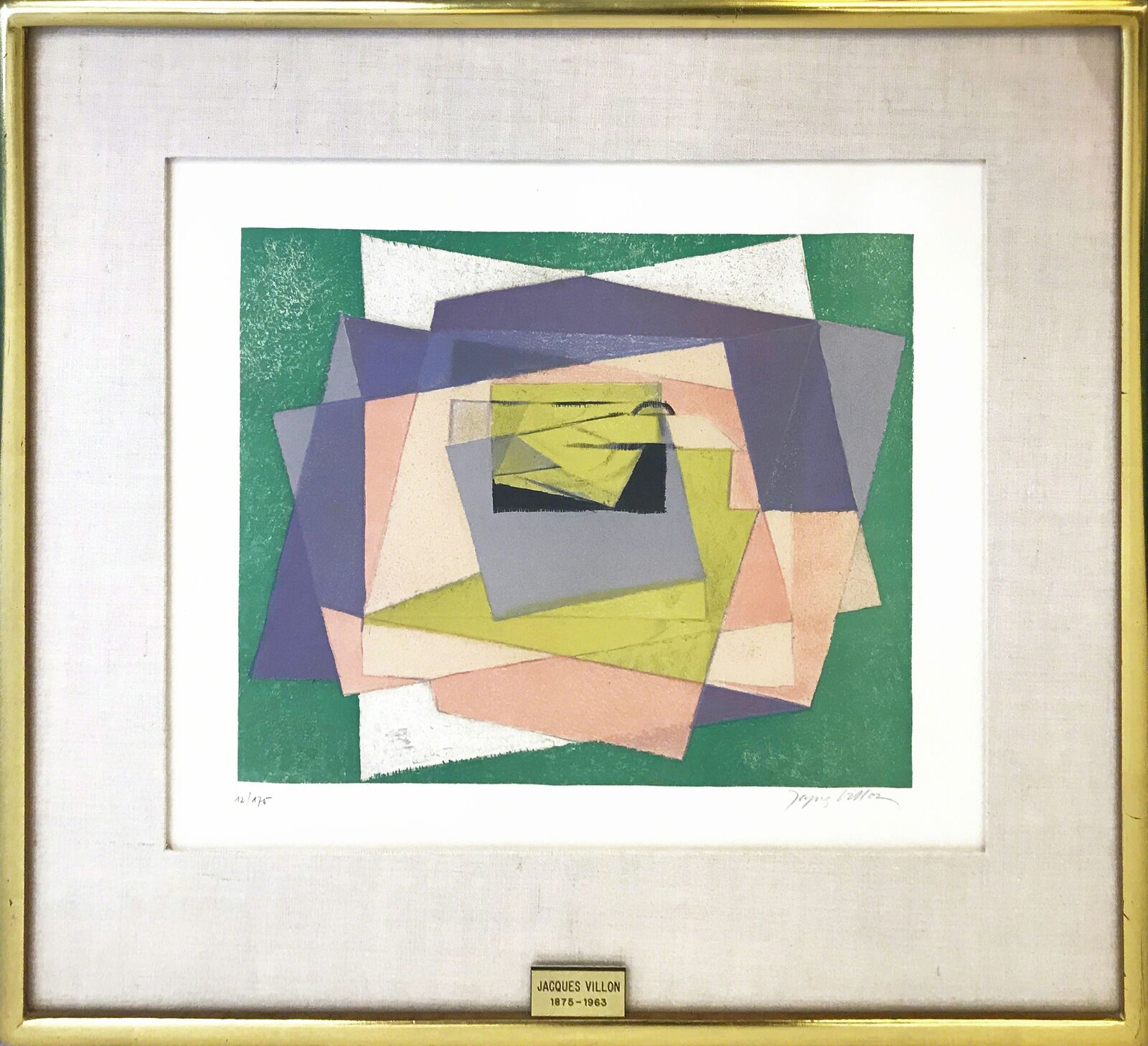 Artwork by Jacques Villon, PAPIERS, Made of Lithograph 